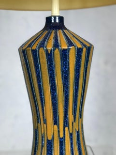 Large 1960s Modernist Italian Ceramic Lamp for Raymor