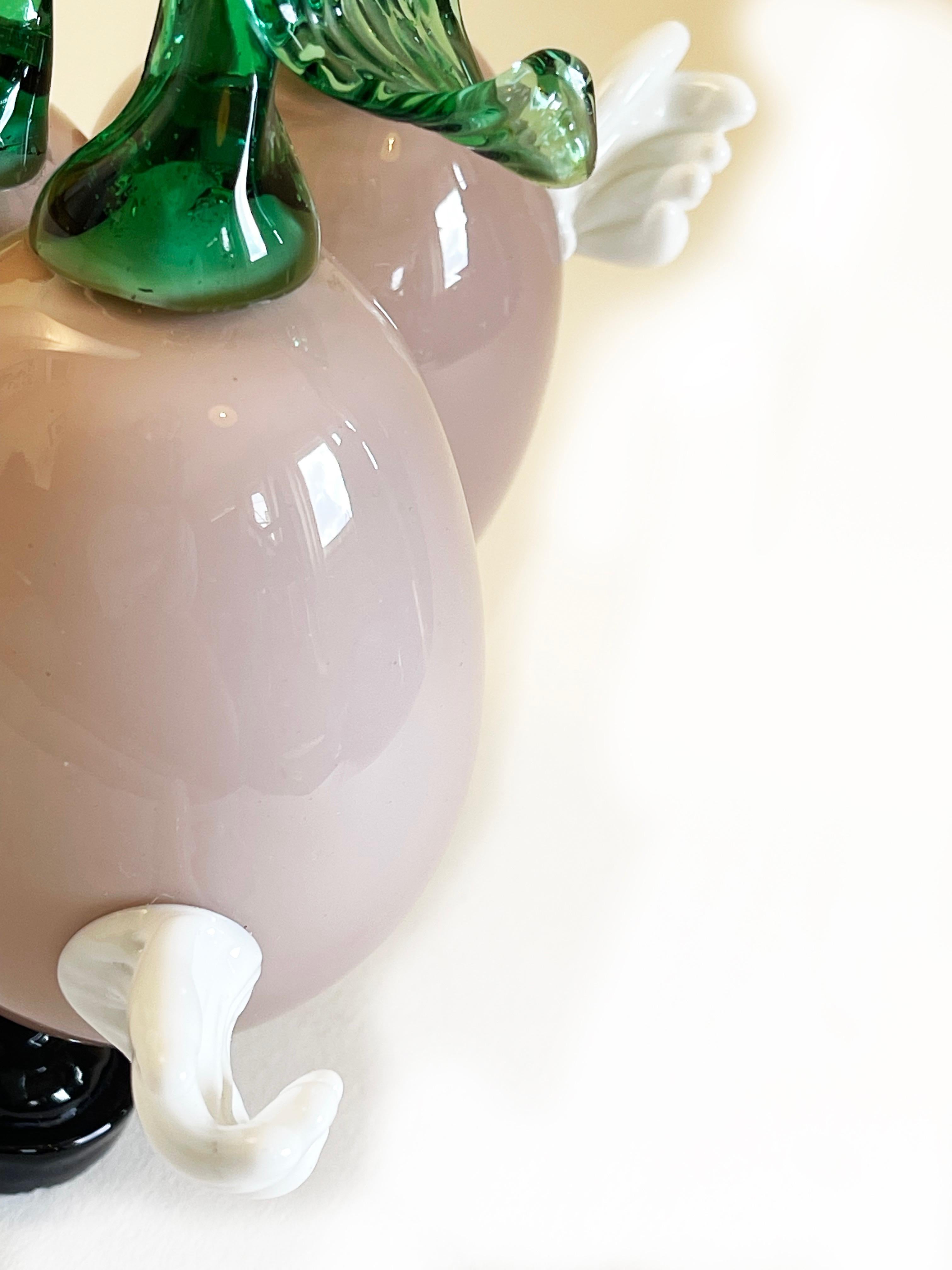 Großer 1960er Murano Glas Clown Obsternte, italienisches Kunstglas (Muranoglas) im Angebot