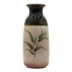 Extra große braune deutsche Scheurich Engobe Keramikvase Extra große braune deutsche Scheurich Engobe Keramikvase