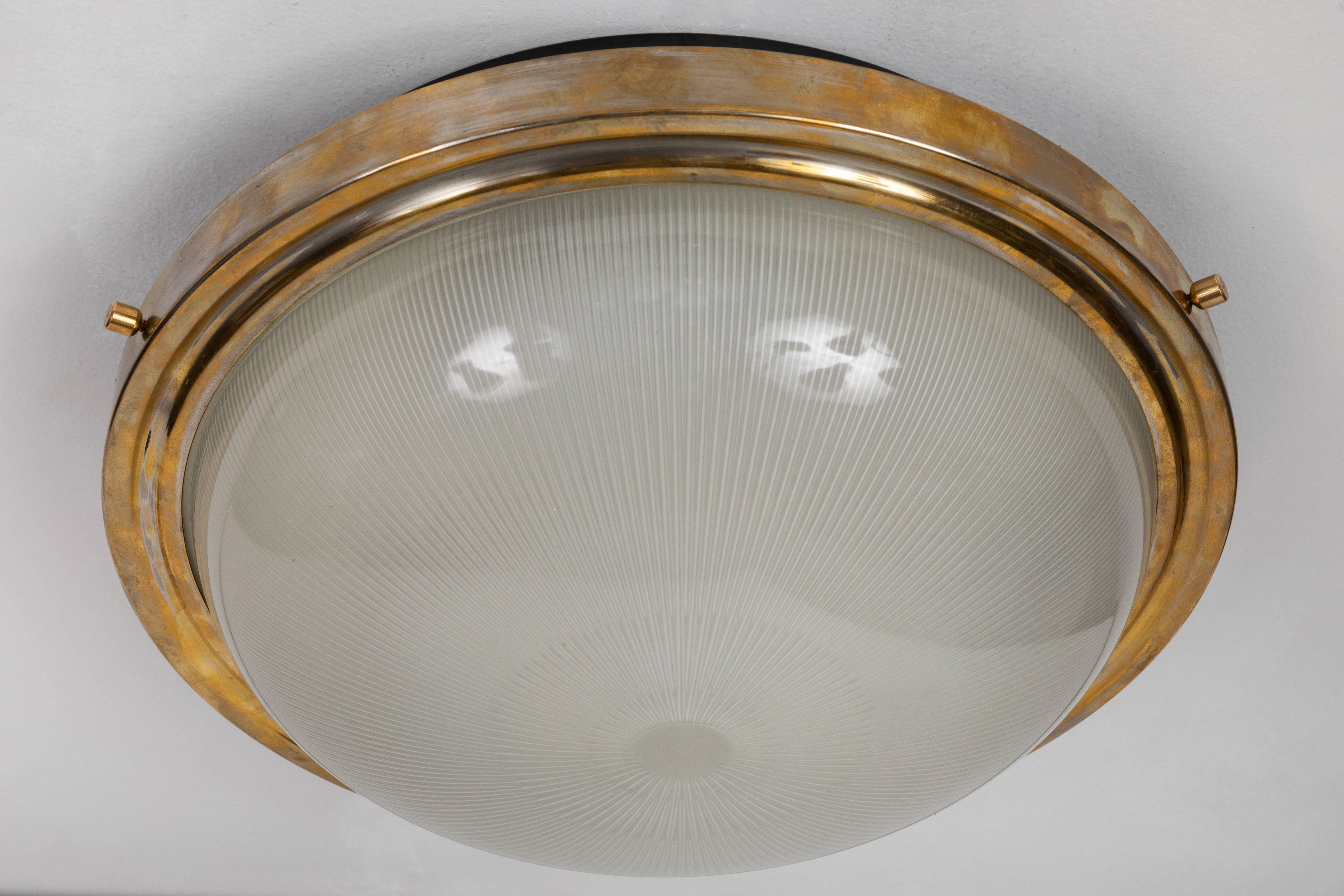 Large 1960s Sergio Mazza Wall or Ceiling Light for Artemide 2