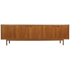 Large 1960s Teak Sideboard by Ib Kofod Larsen Danish Modern Design, Credenza