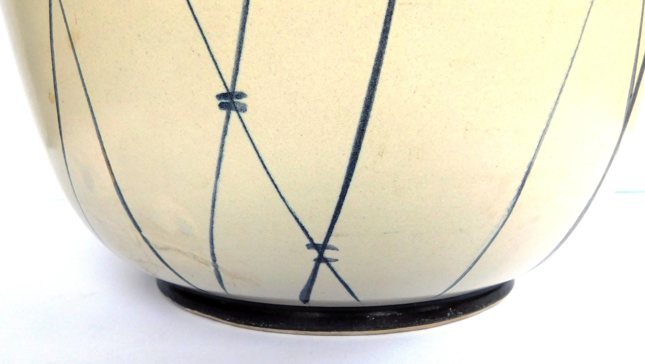 Modern Large 1960's Vase by Bodo Mans for Bay Keramik