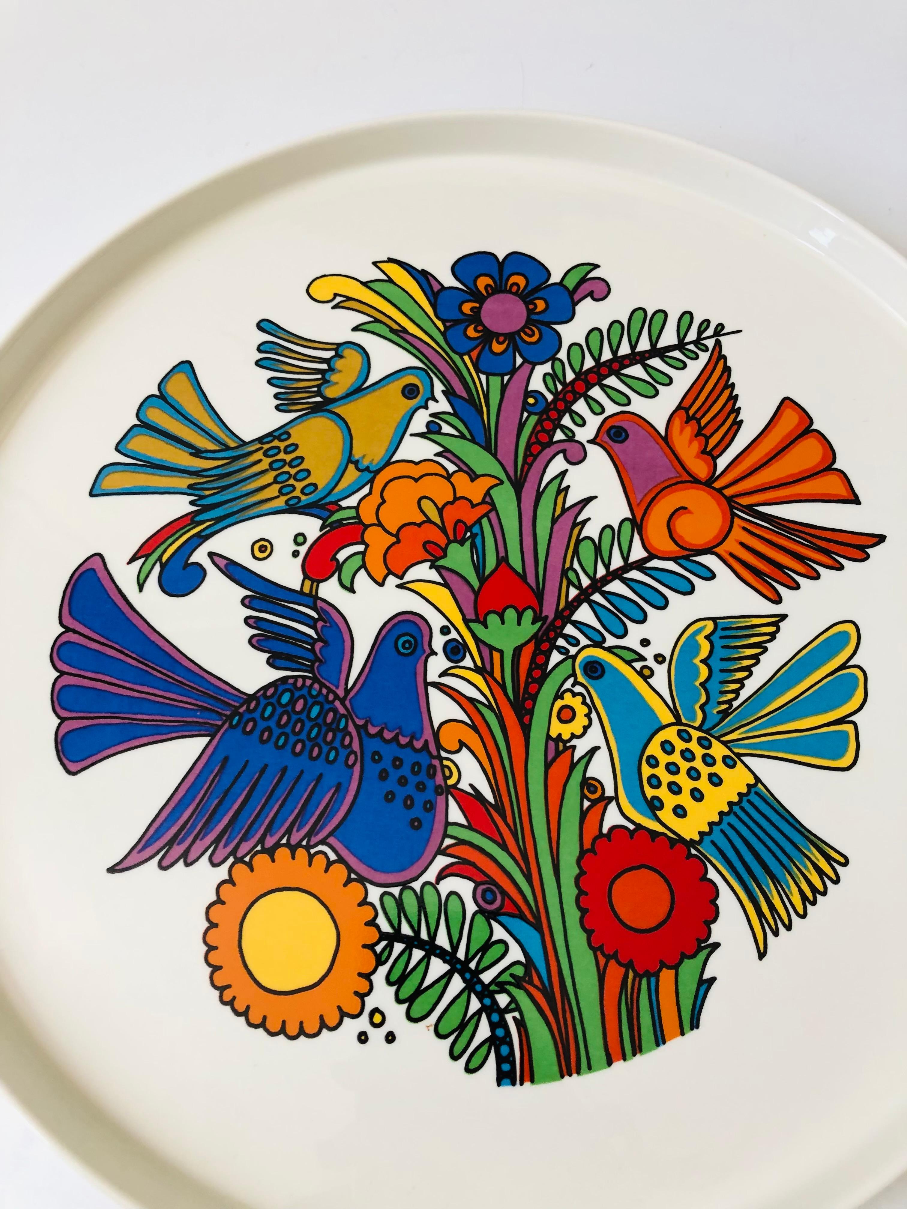 20th Century Large 1960s Villeroy and Boch Acapulco Serving Tray