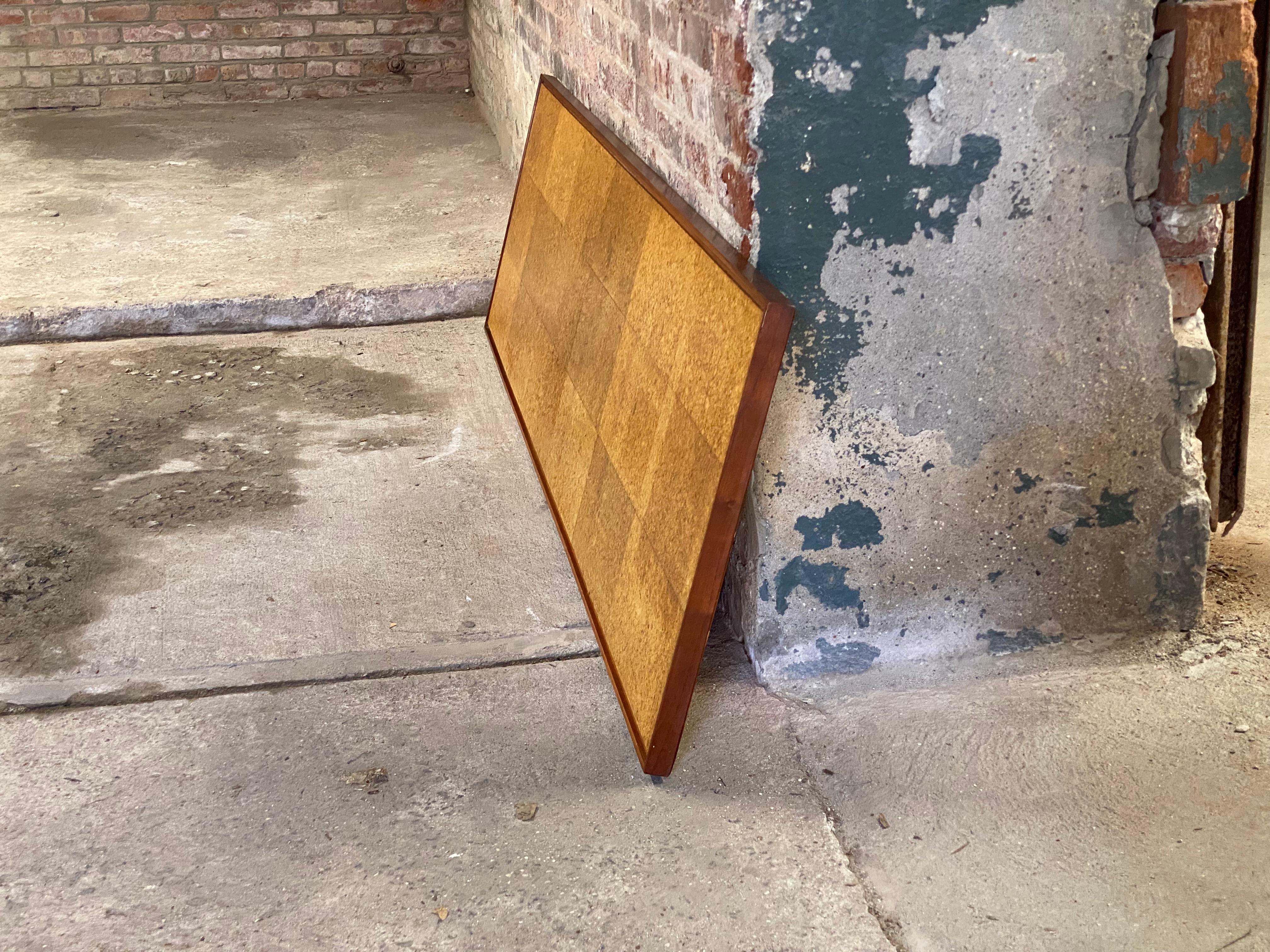 Mid-Century Modern Large 1960s Walnut Framed Cork Board