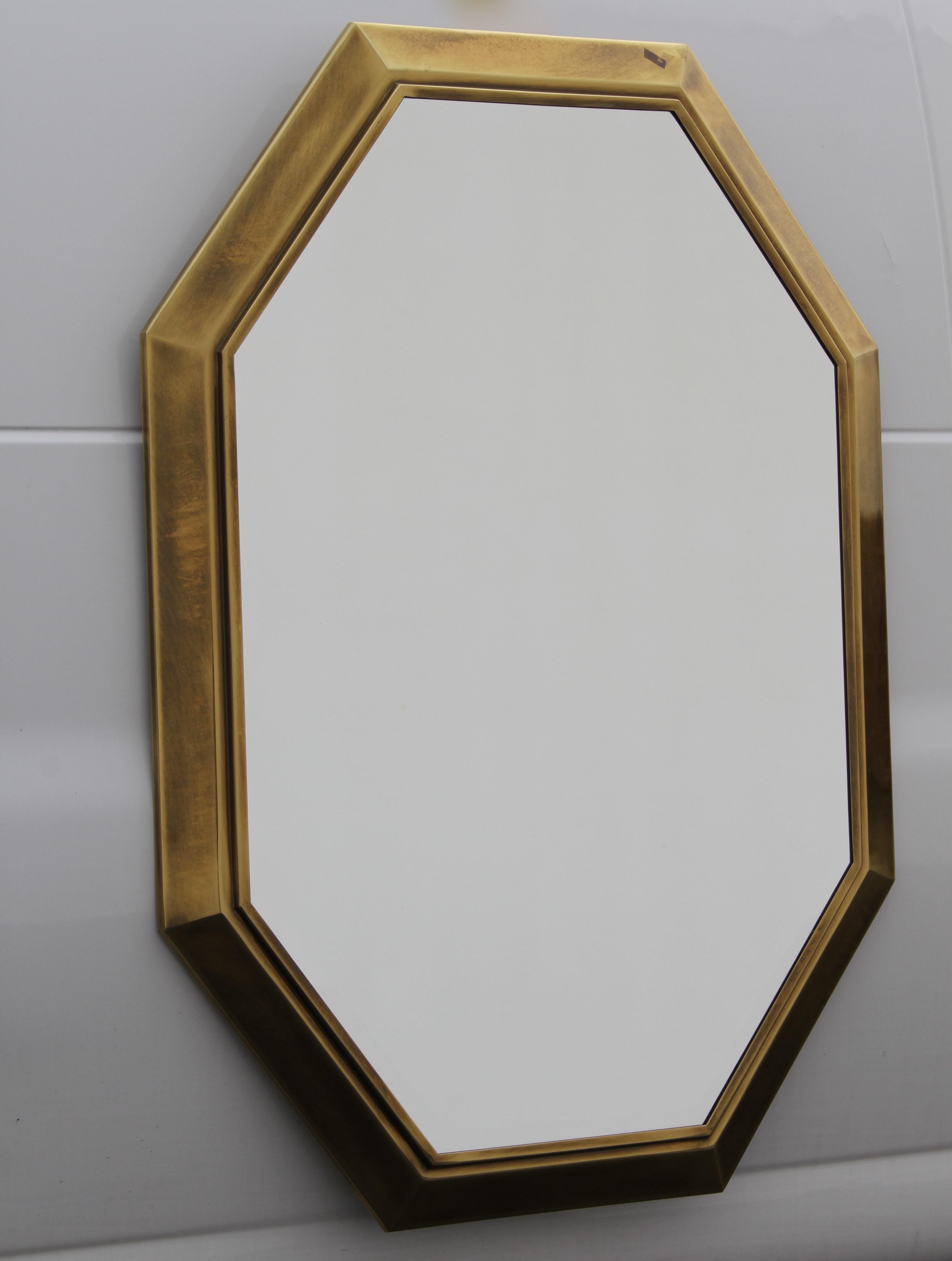 large octagonal mirror