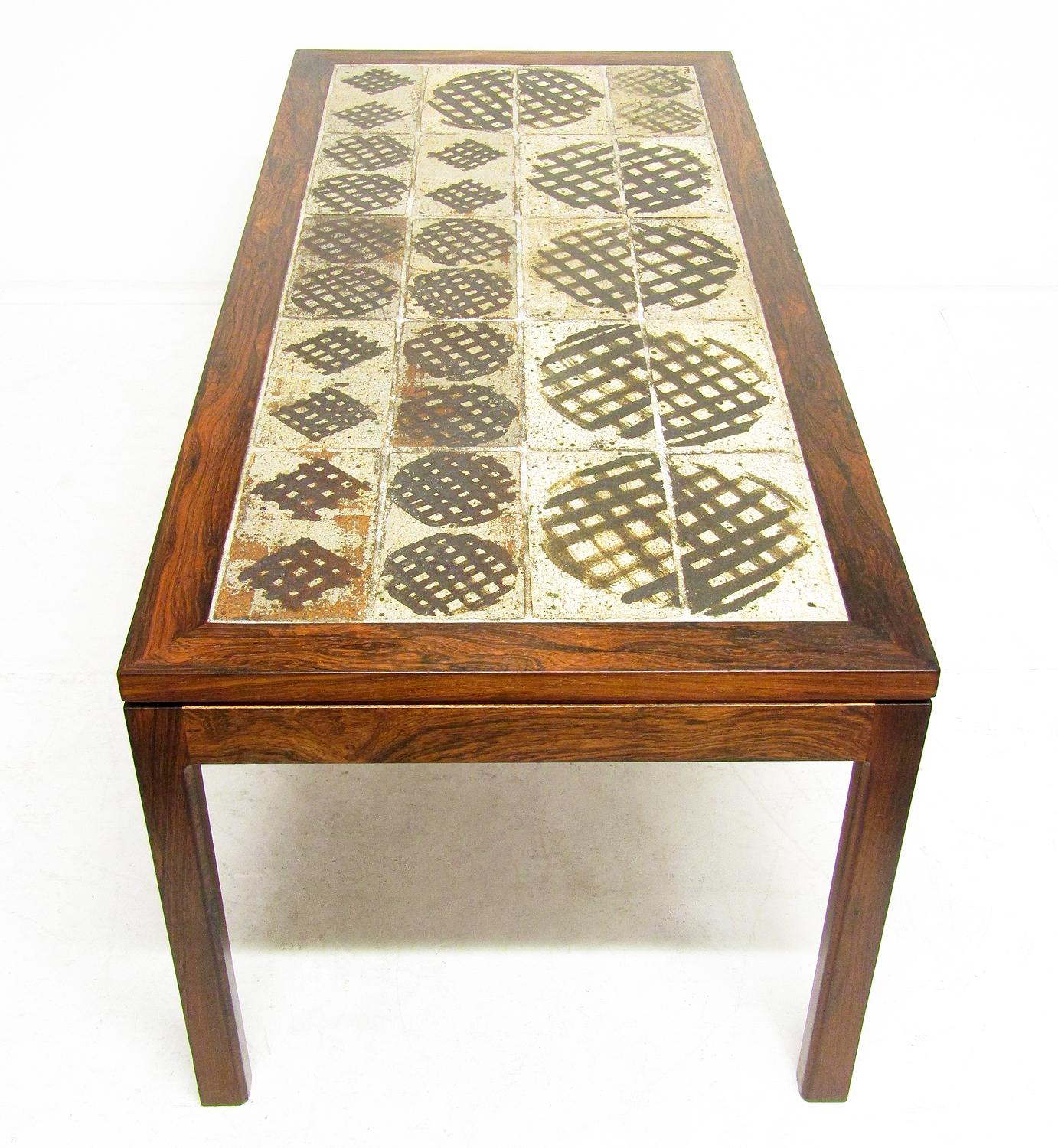 1970 tiled coffee table