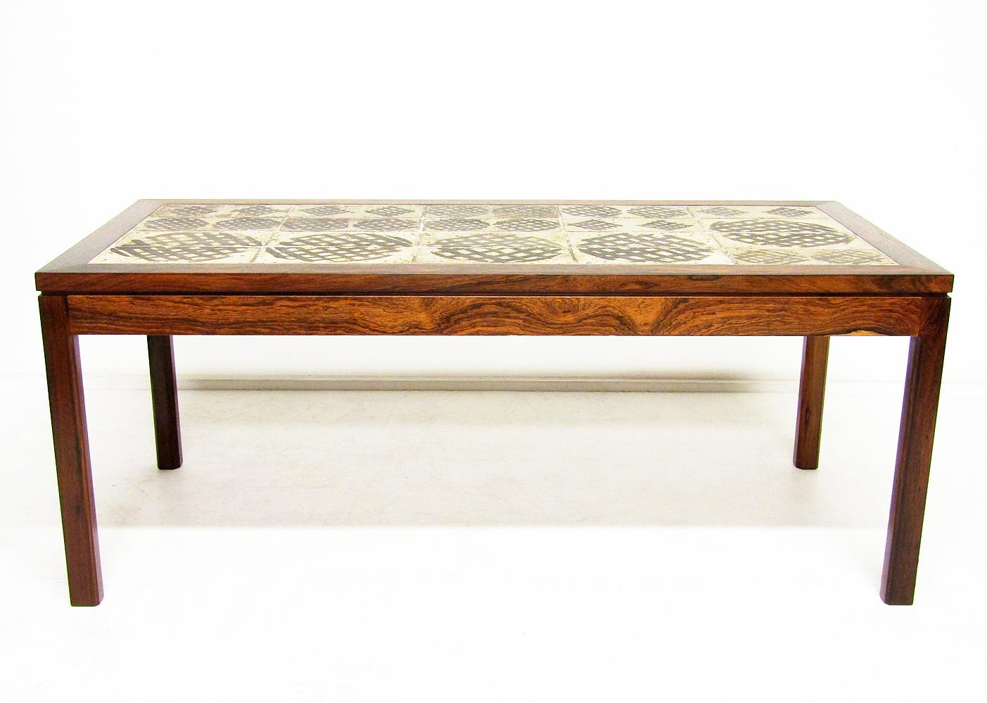 1970s tiled coffee table