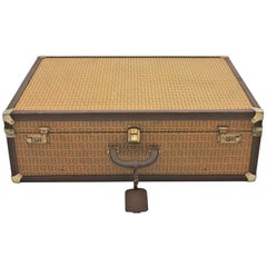 Fendi Used Hard Suitcase / Luxury Trunk, Zucca Pattern, 1970s