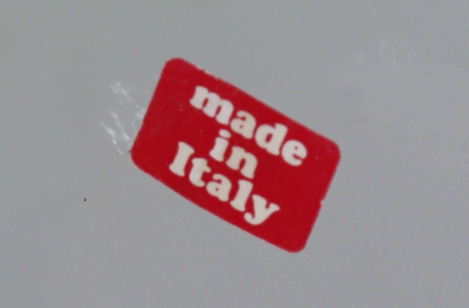 Grande vaso italiano a fazzoletto di vetro smerigliato degli anni '70 in vendita 8