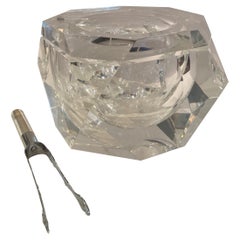 Large 1970's Lucite Gem Ice Bucket by Allessandro Albrizzi