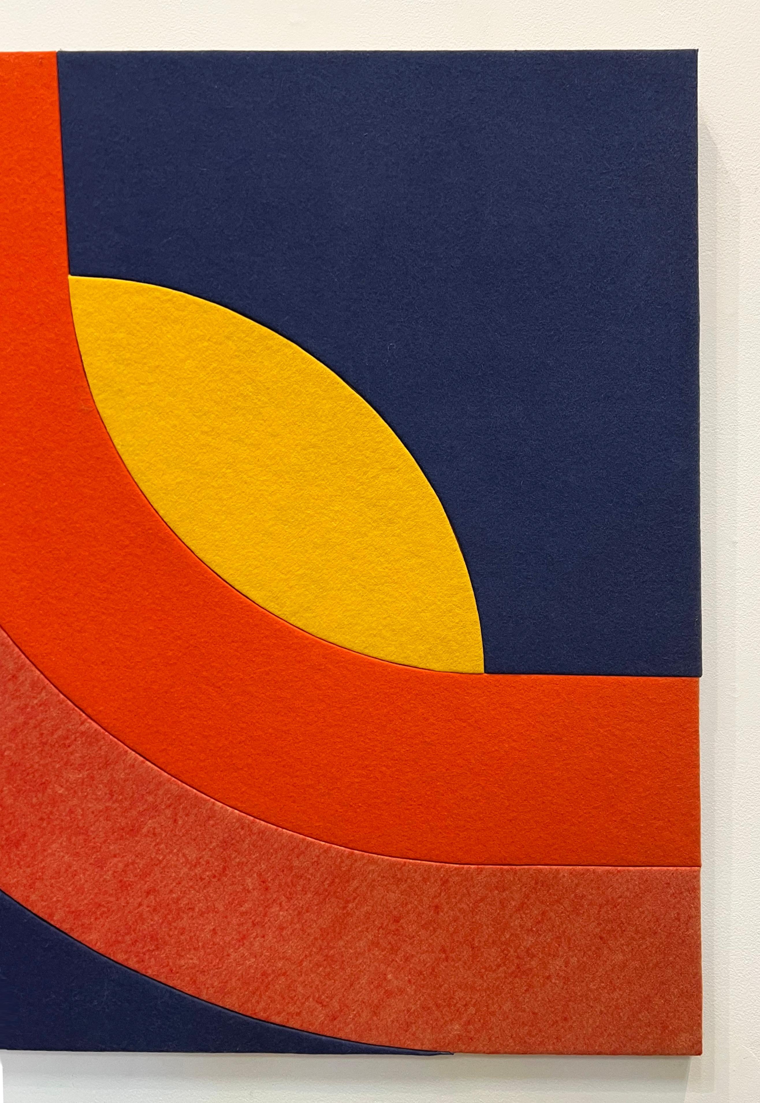 Großes Wandbehang aus Textilkunst, Mod Op Art, 1970er Jahre, signiert Fabregas '74 im Angebot 2