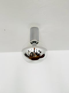 Große modernistische Unterputzleuchte aus den 1970er Jahren von Motoko Ishii für Staff