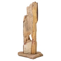 Grande sculpture abstraite moderniste des années 1970 signée