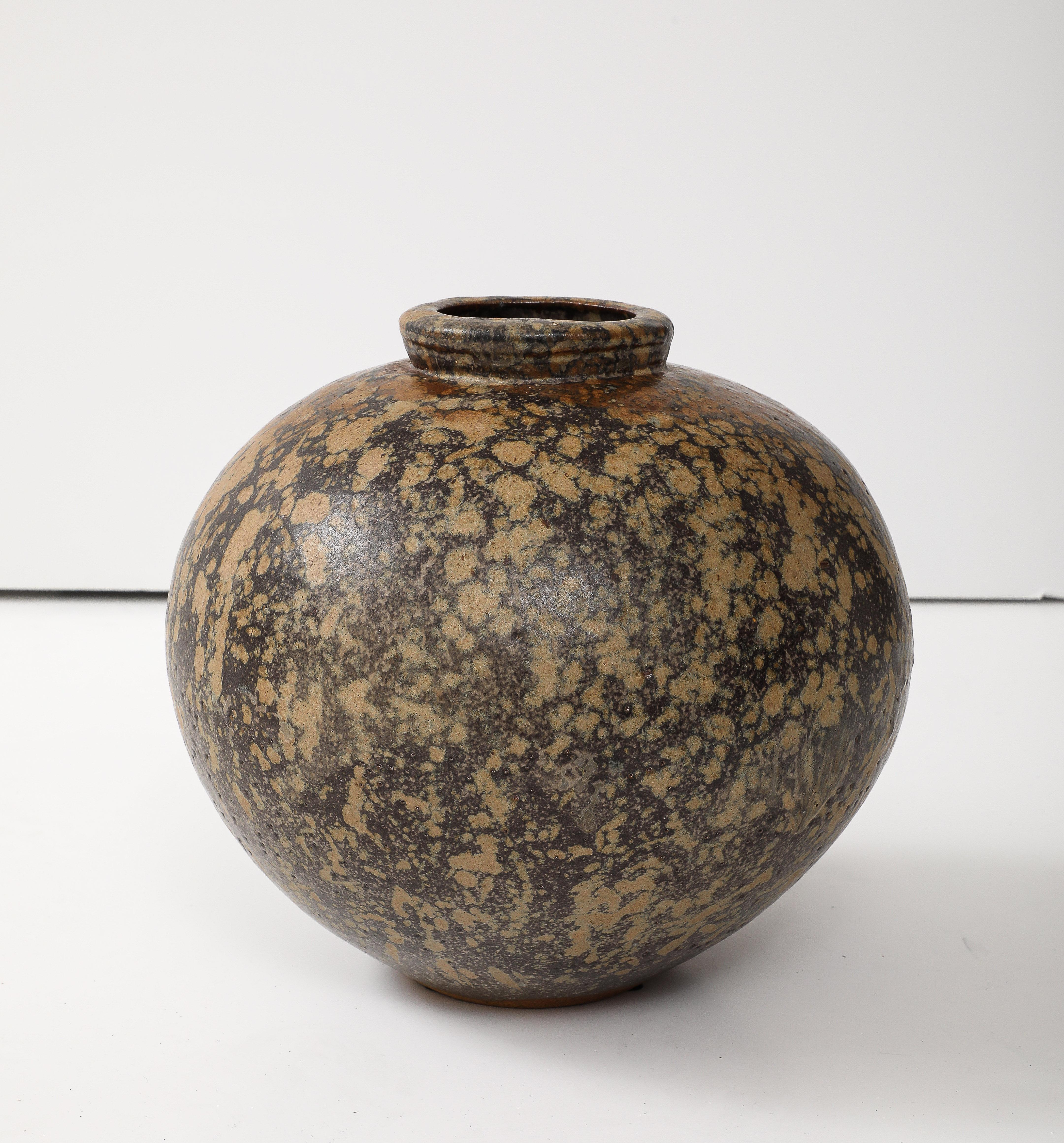 Mid-Century Modern Large 1970's Pottery Vase By Judy Glasser