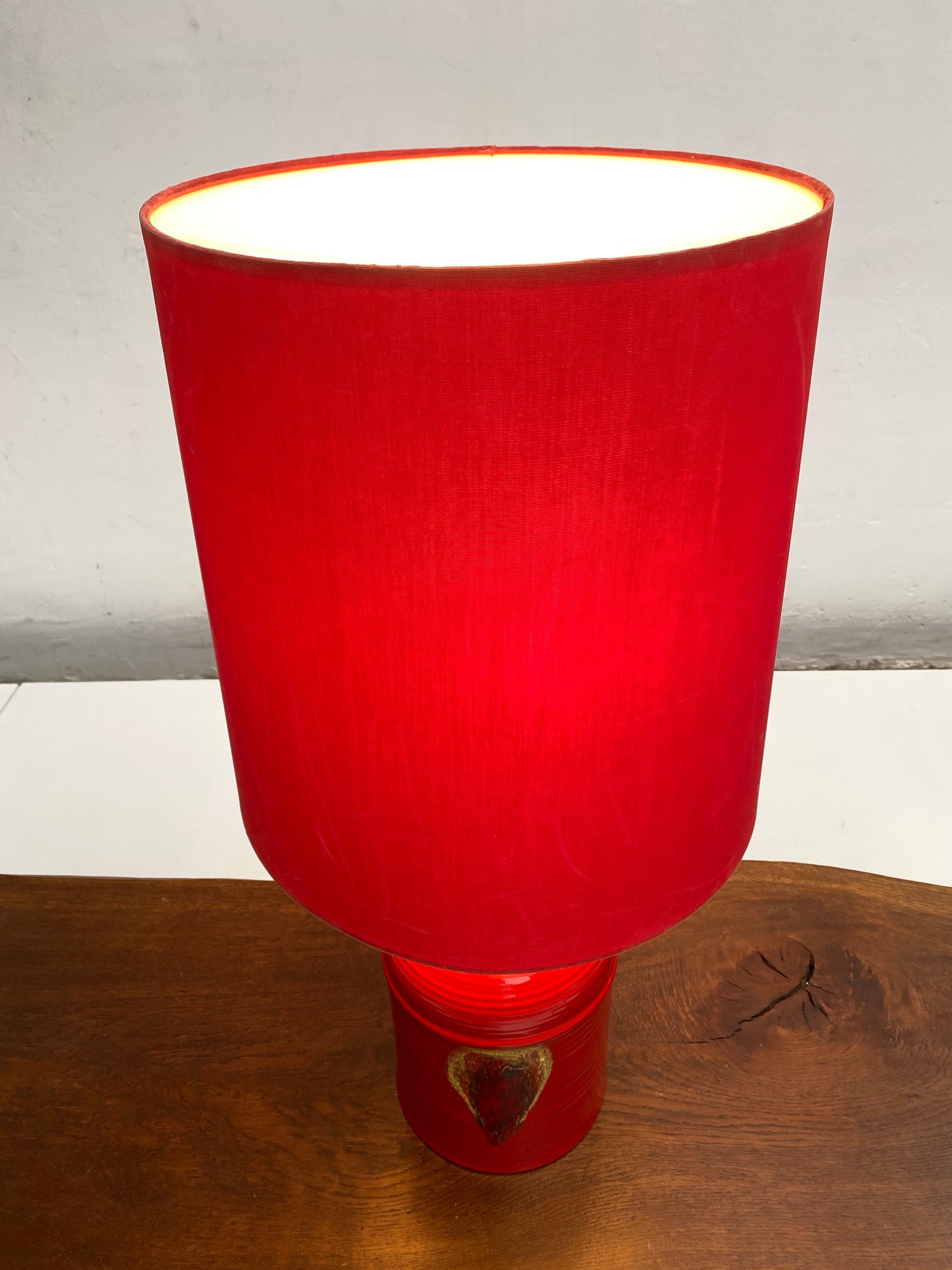 Late 20th Century Large 1970s Rosenthal Studio Line Ceramic Table Lamp by Bjorn Wiinblad, Denmark For Sale