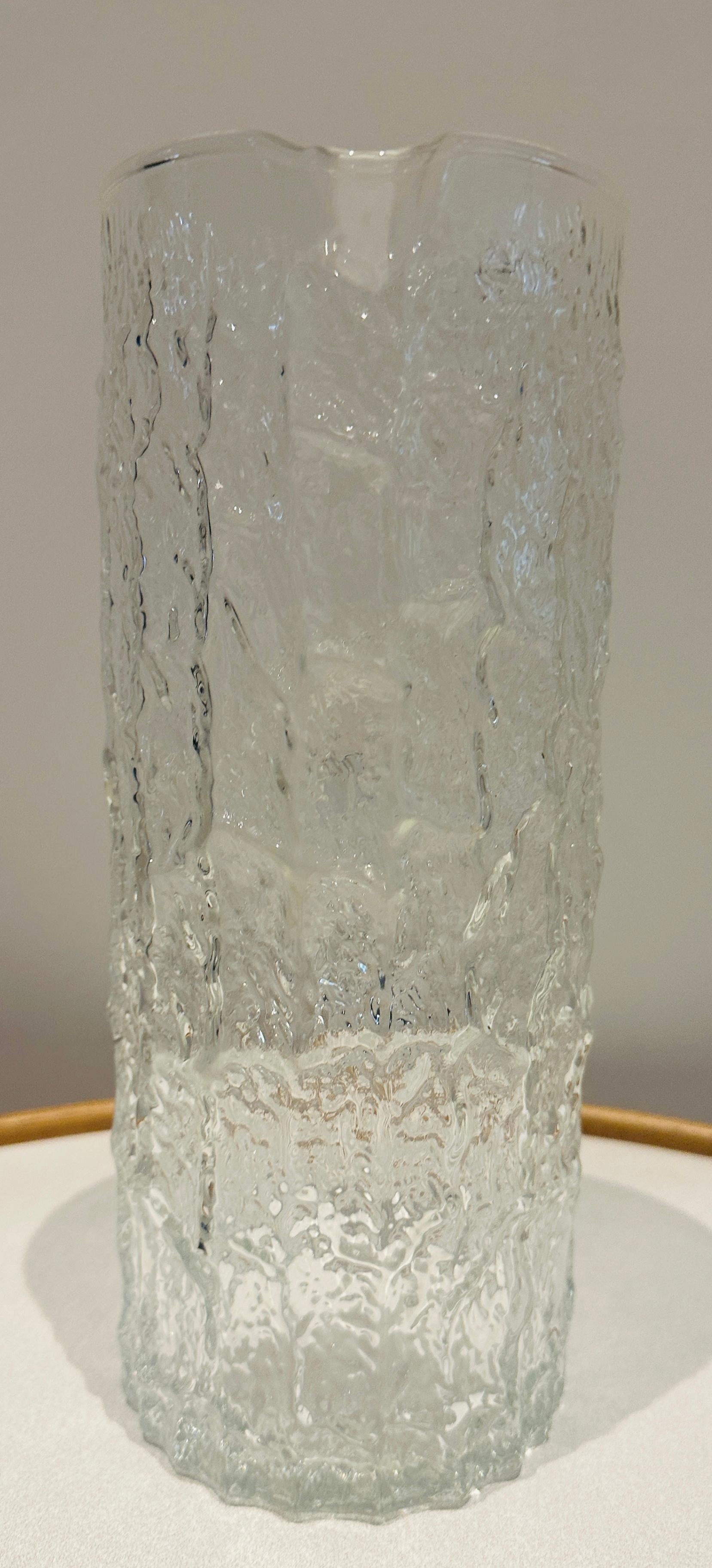 Large 1970s Scandinavian Textured 