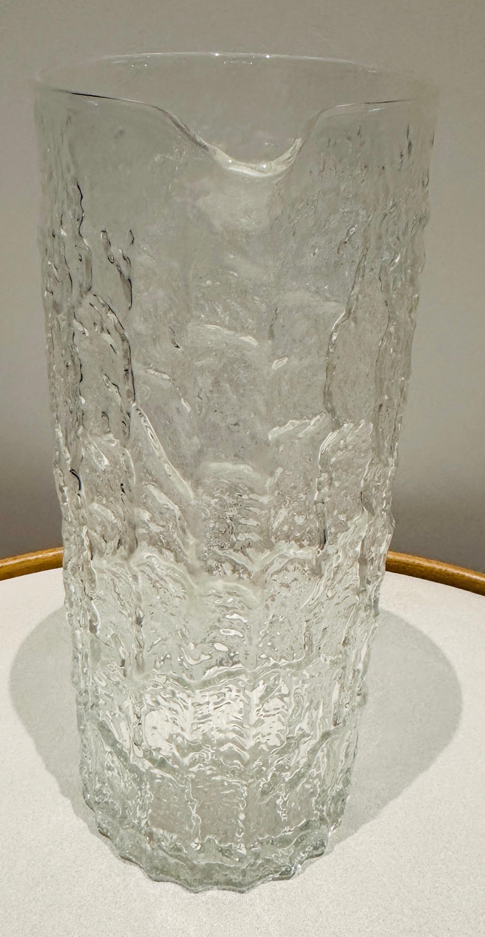 Large 1970s Scandinavian Textured 