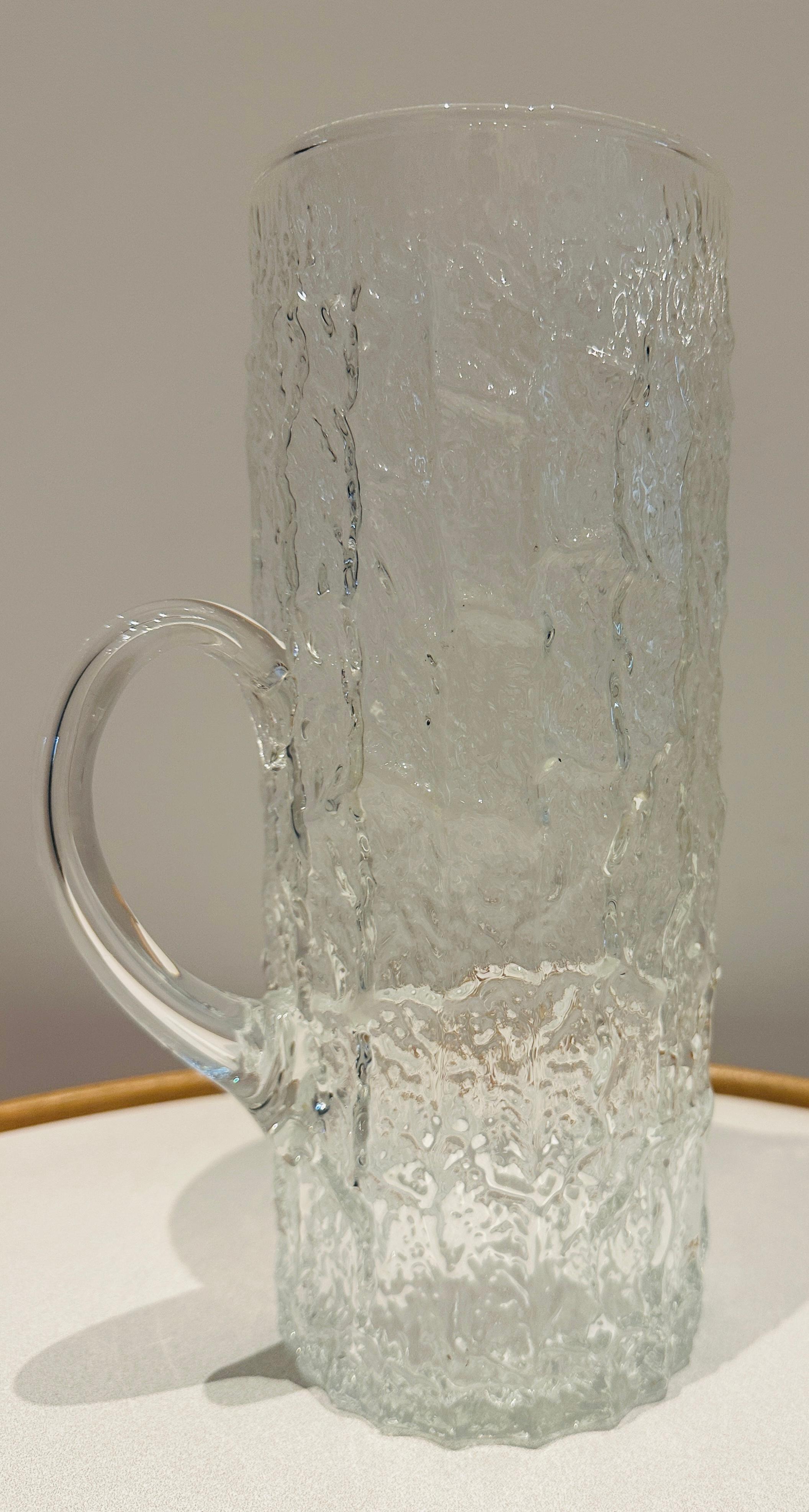 Large 1970s Scandinavian Textured 