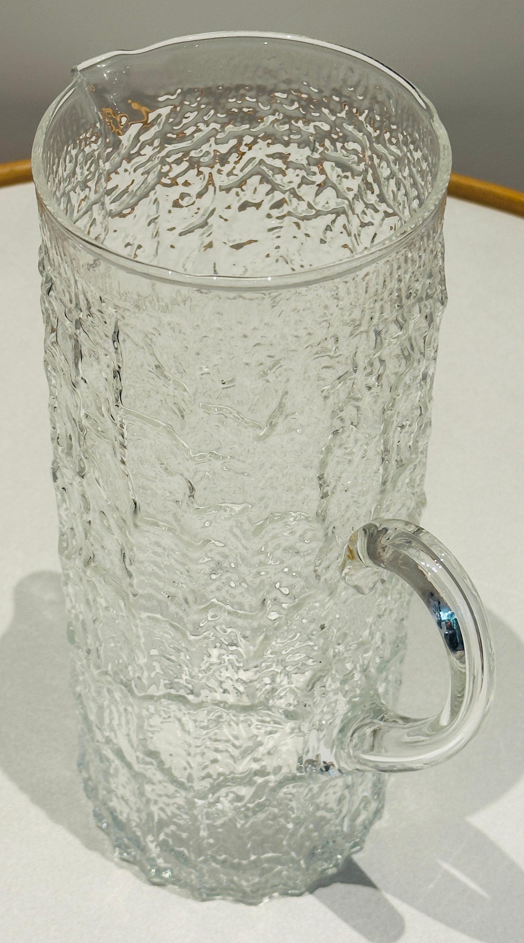 Large 1970s Scandinavian Textured 