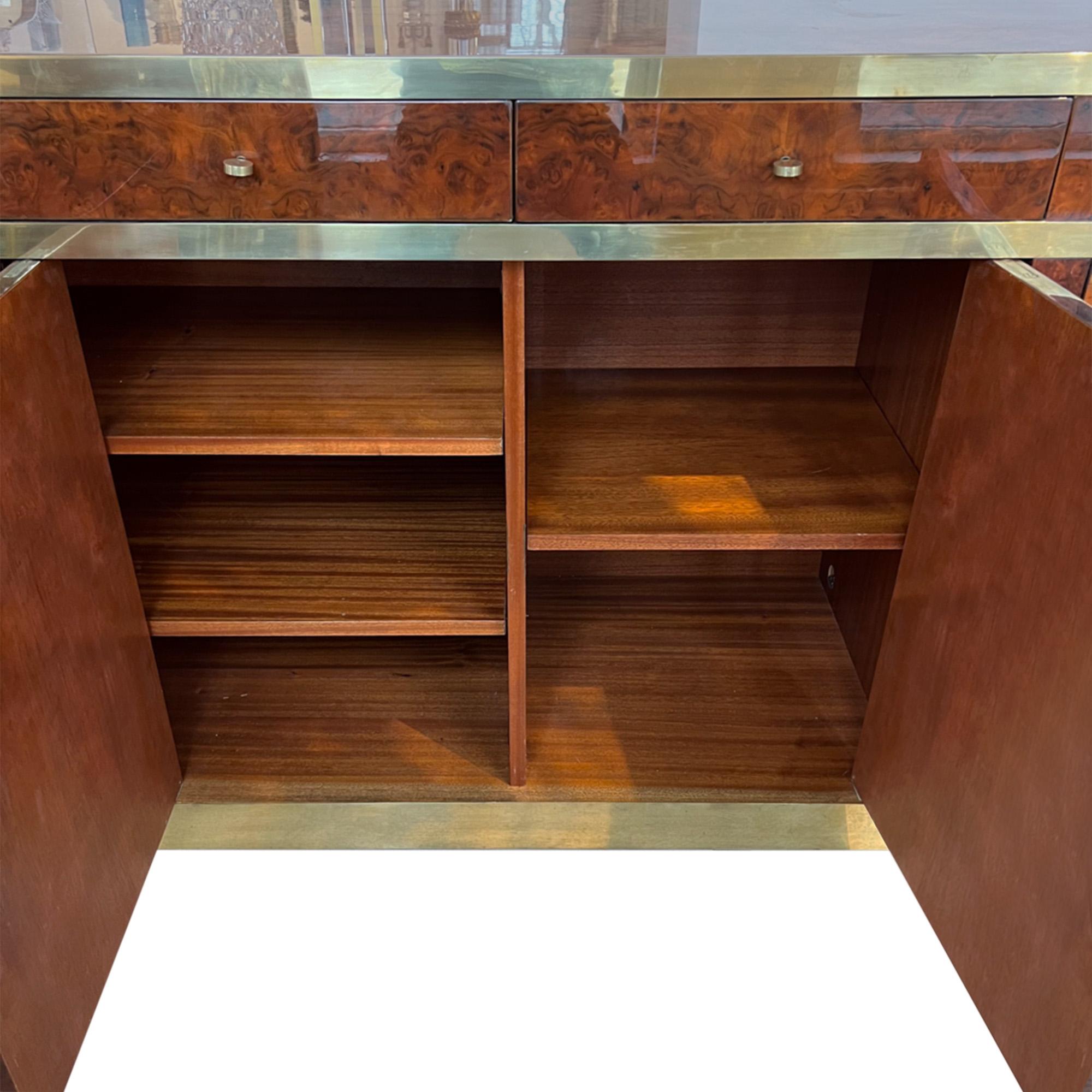 French Large 1970s Sideboard by Jean-Claude Mahey For Sale