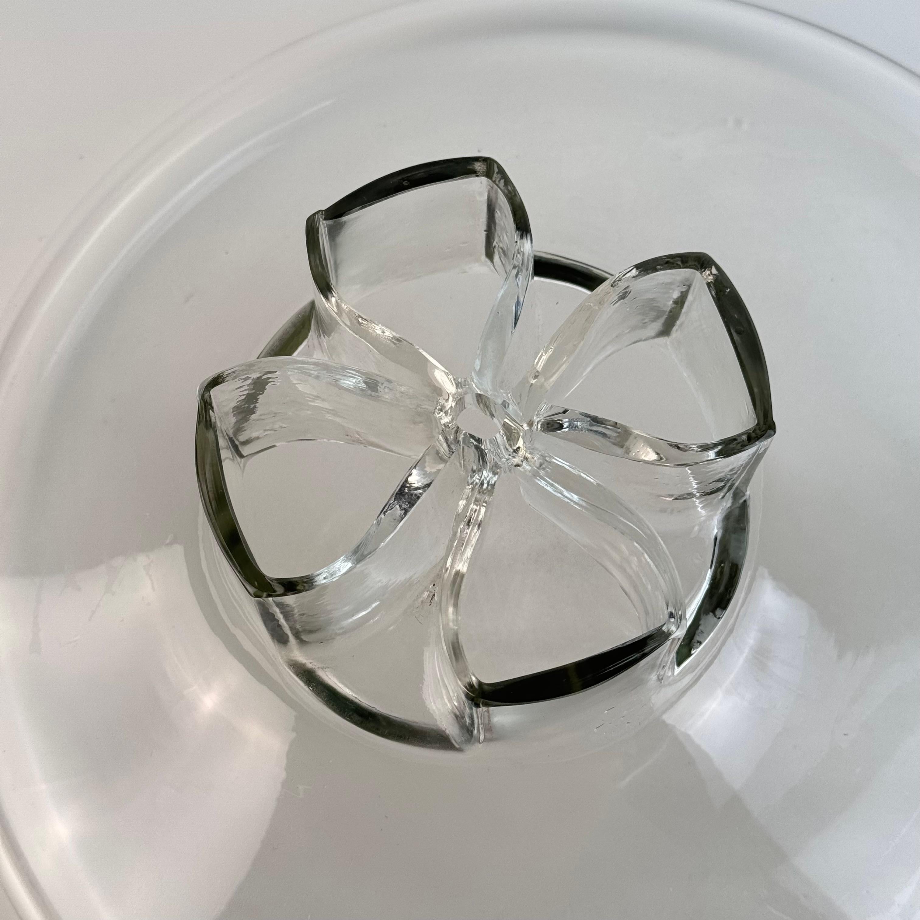 Italiano Large 1970s Signed Flower Vase by Alfredo Barbini for Barbini in vendita