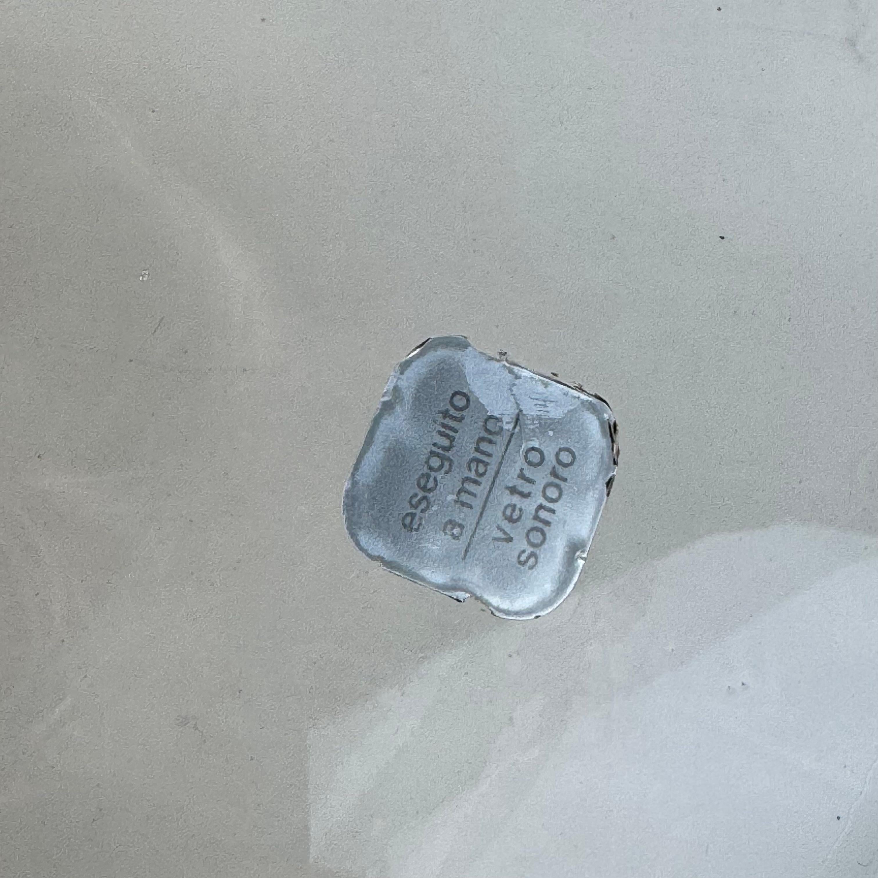 Fatto a mano Large 1970s Signed Flower Vase by Alfredo Barbini for Barbini in vendita