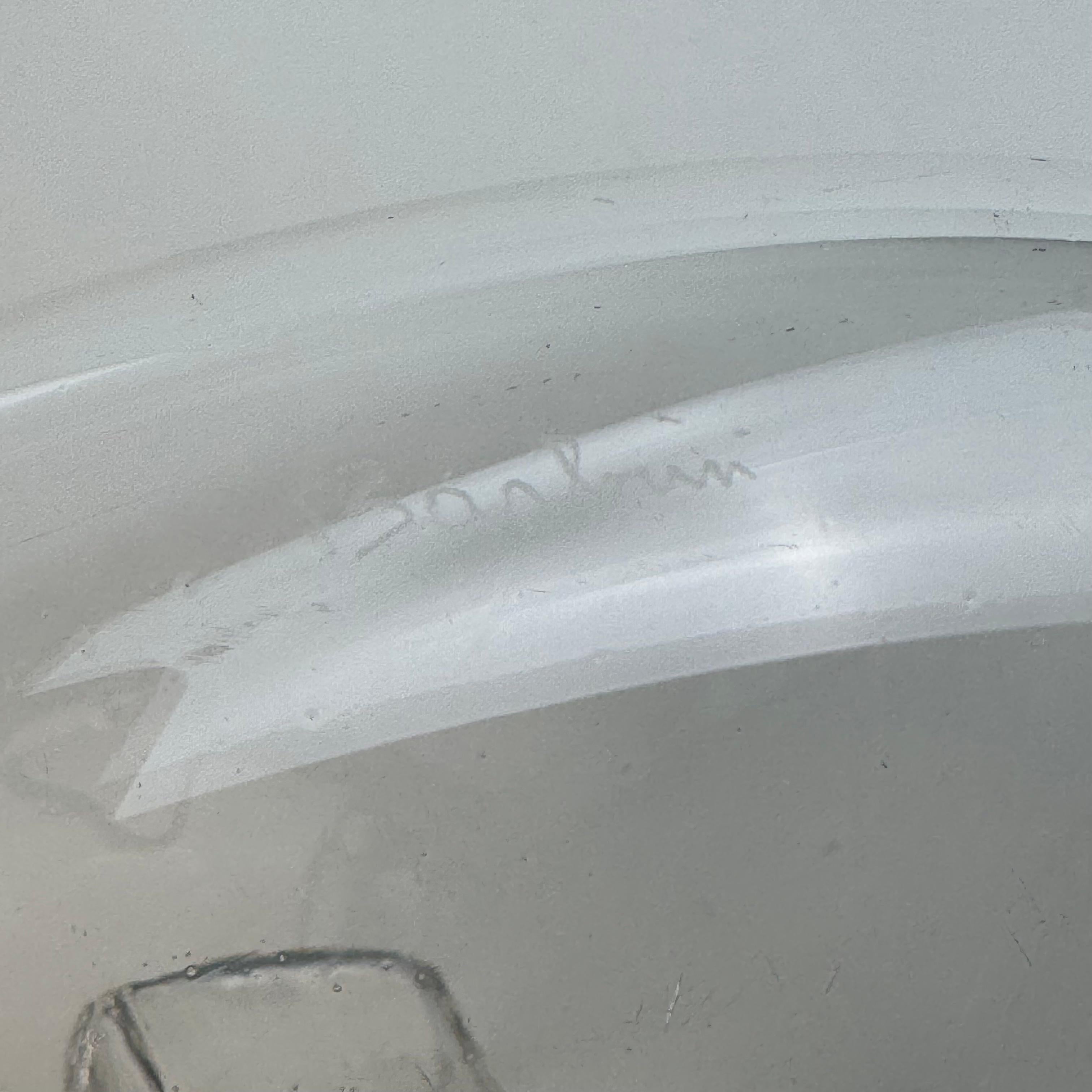 Vetro artistico Large 1970s Signed Flower Vase by Alfredo Barbini for Barbini in vendita