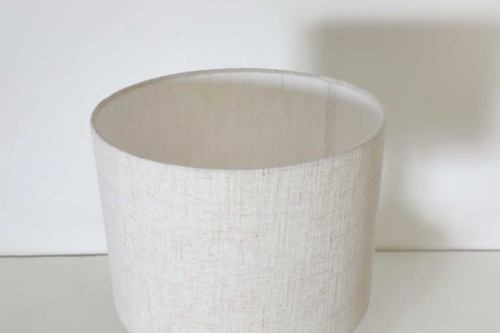 20th Century Large 1970's Space Age Ceramic Table Lamp with Cut-Outs by Ravelli For Sale
