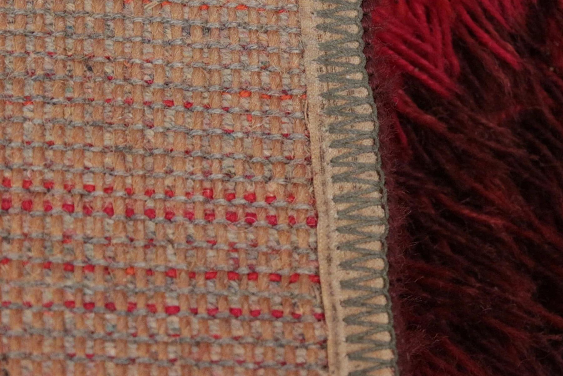 Wool Large 1970s space age rya rug