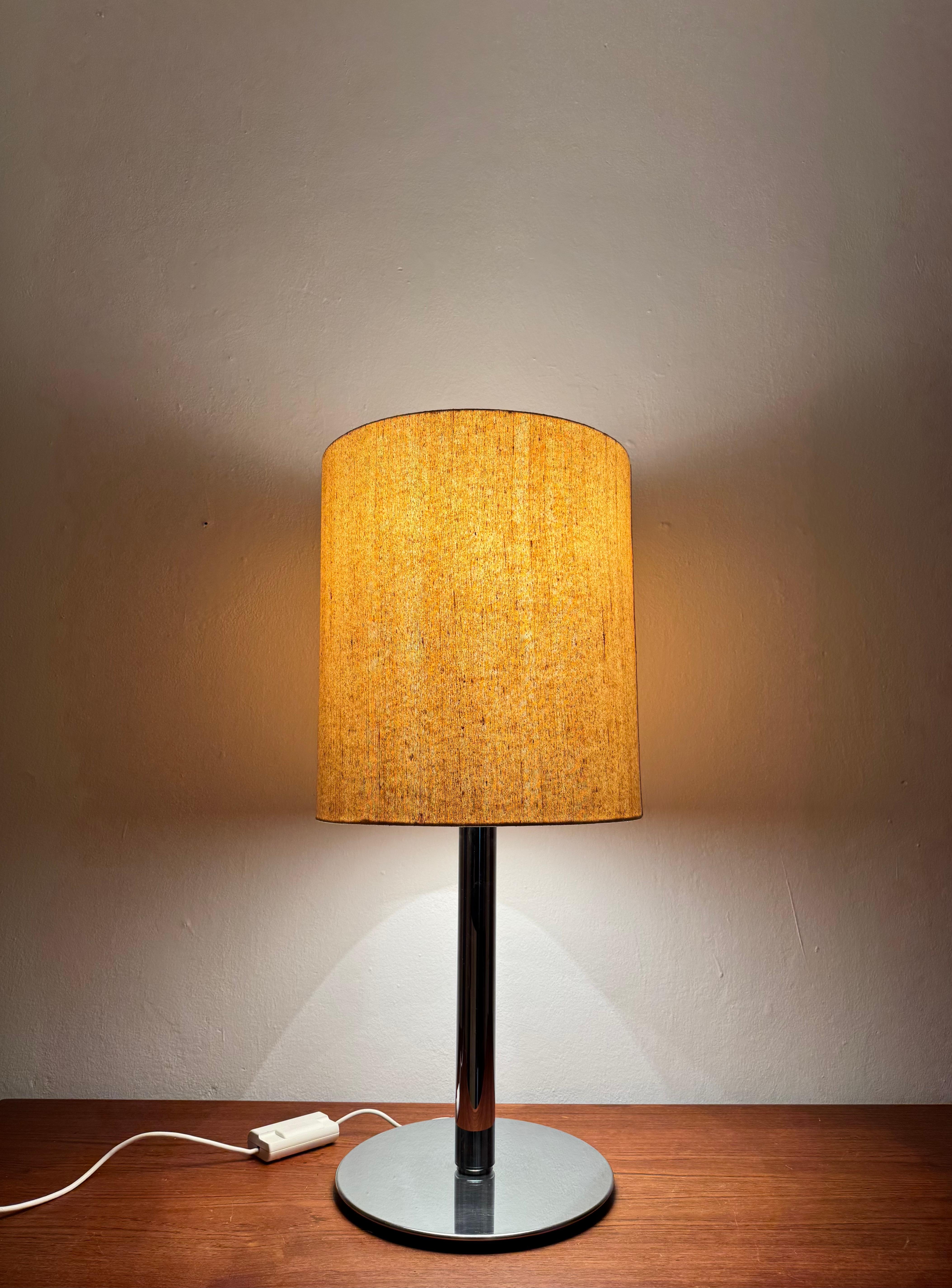 German Large 1970s Space Age Table Lamp by Staff For Sale