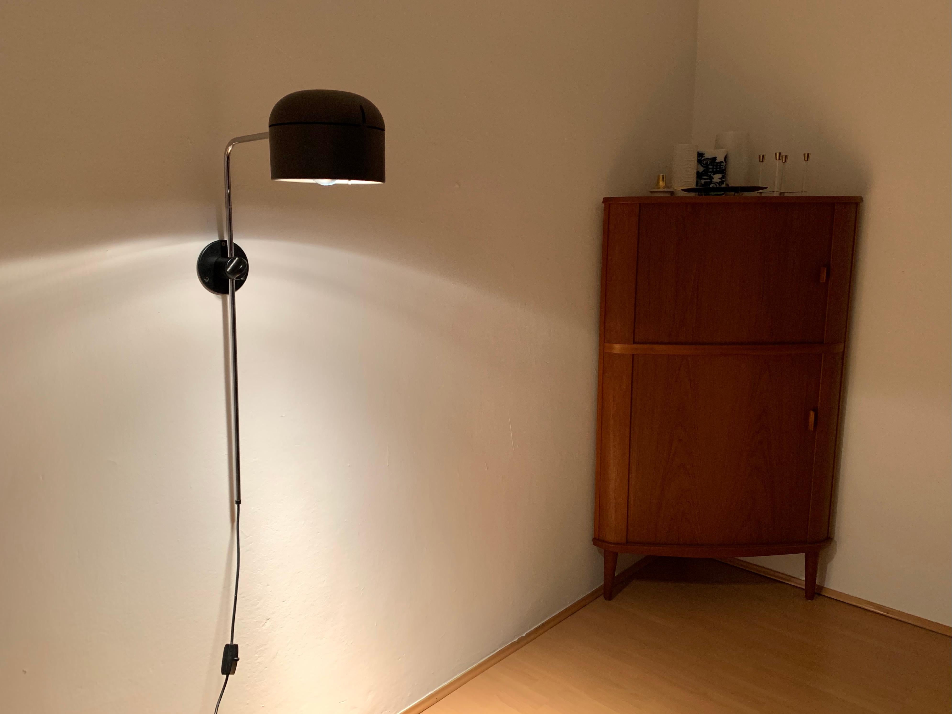 Große 1970er A Space Age Wandleuchte von Arnold Berges für Staff im Angebot 8