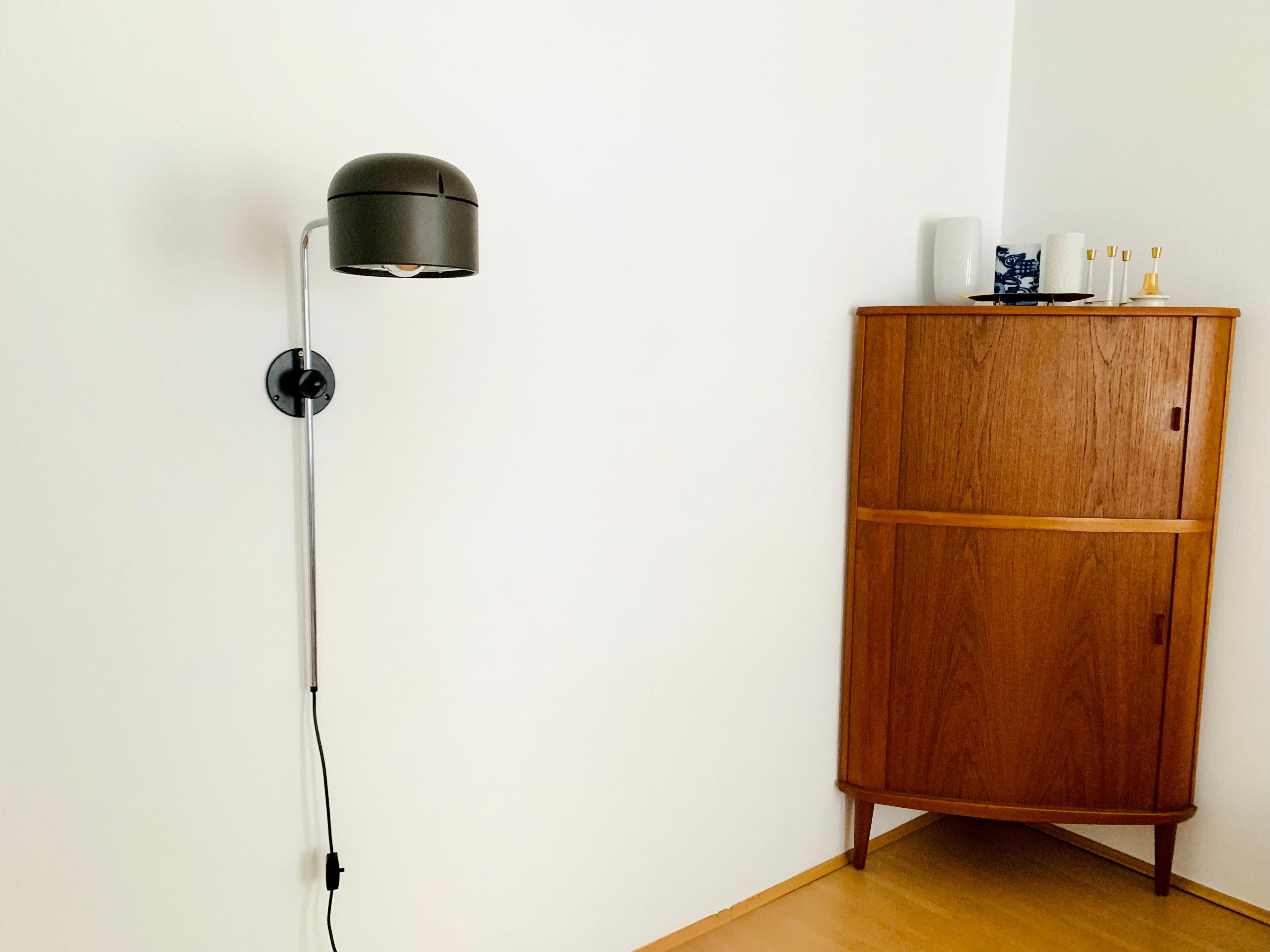 Große 1970er A Space Age Wandleuchte von Arnold Berges für Staff im Angebot 2