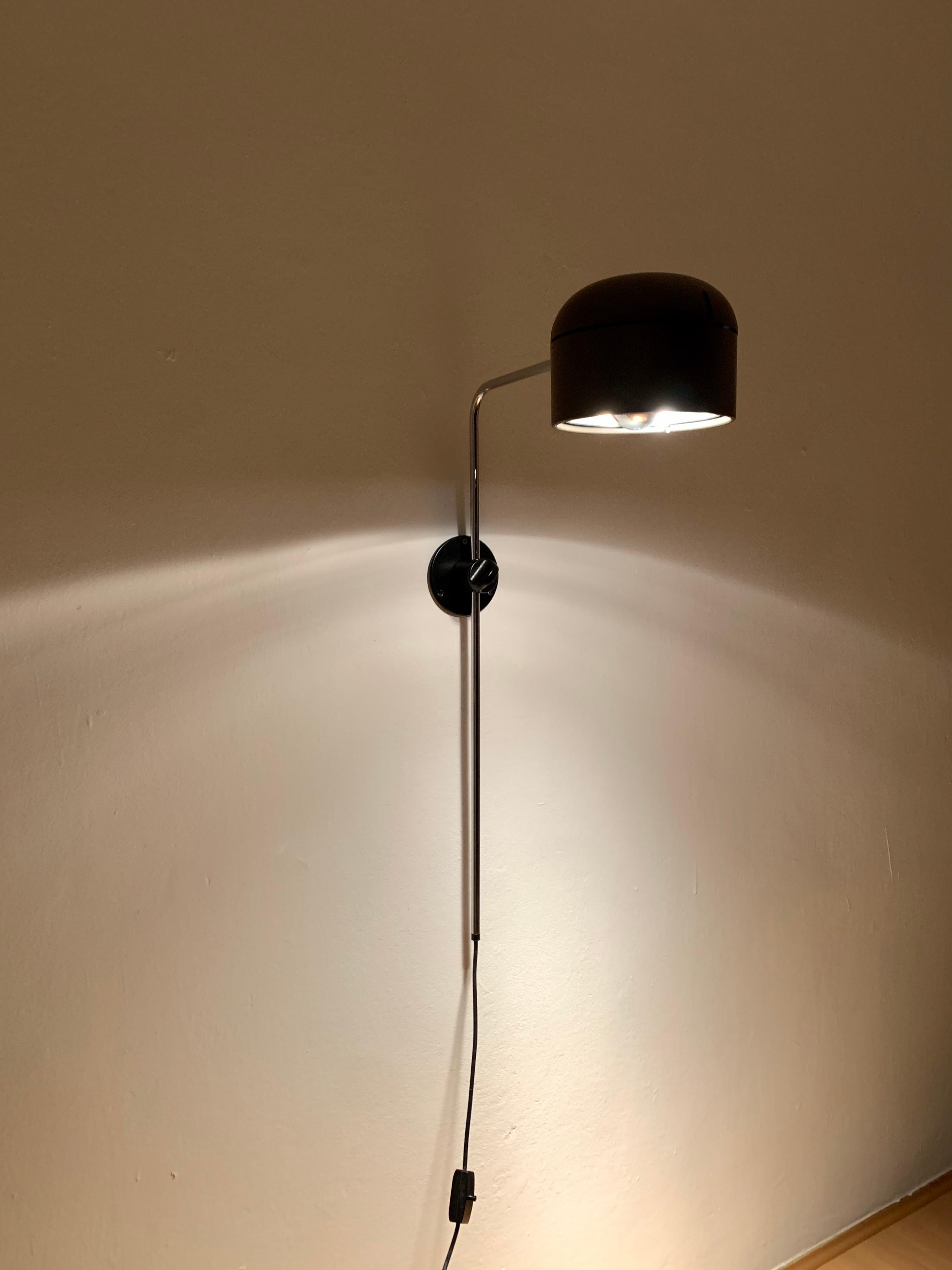 Large 1970s Space Age Wall Lamp by Dieter Witte for Staff For Sale 5