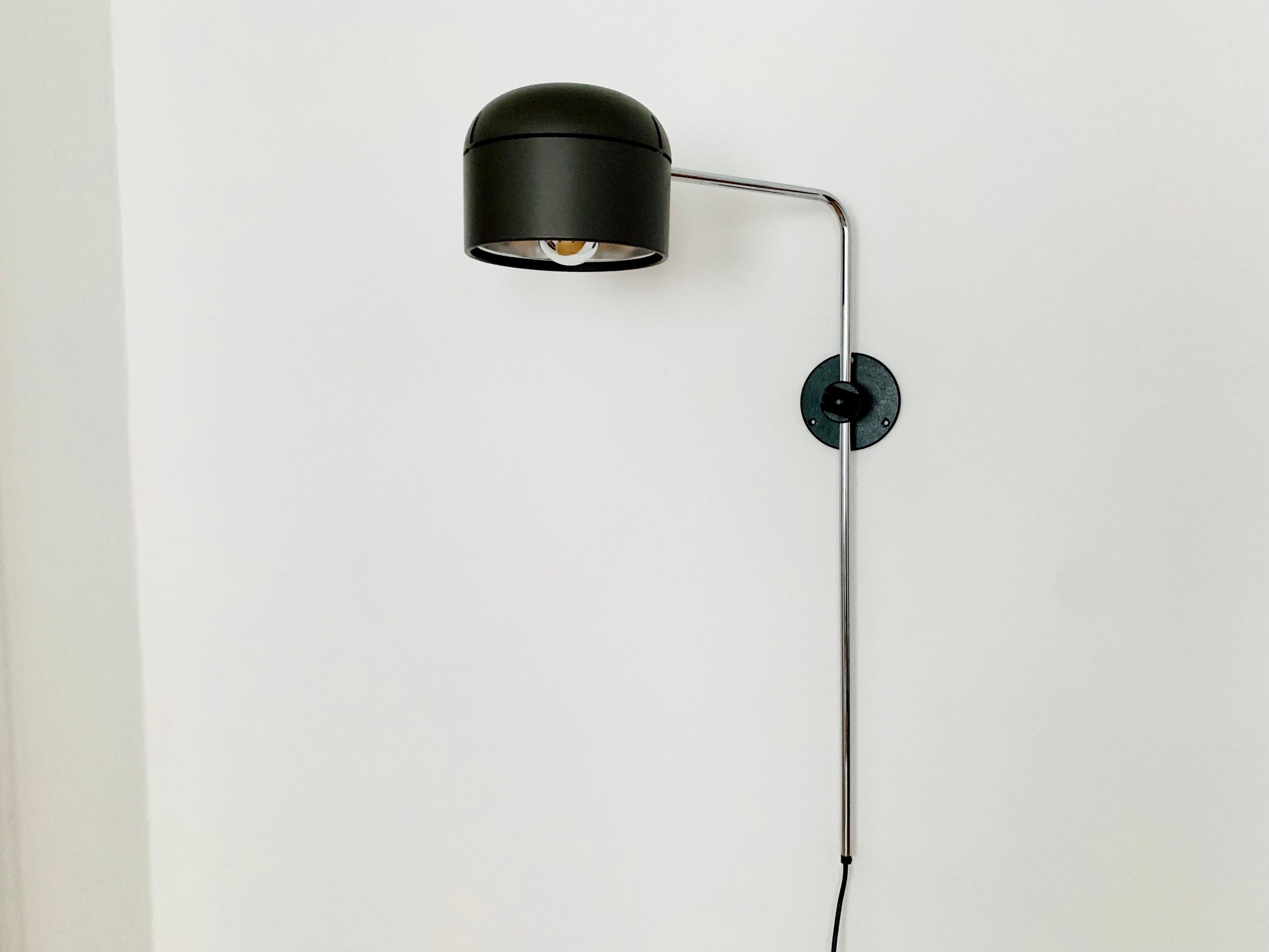 Late 20th Century Large 1970s Space Age Wall Lamp by Dieter Witte for Staff For Sale