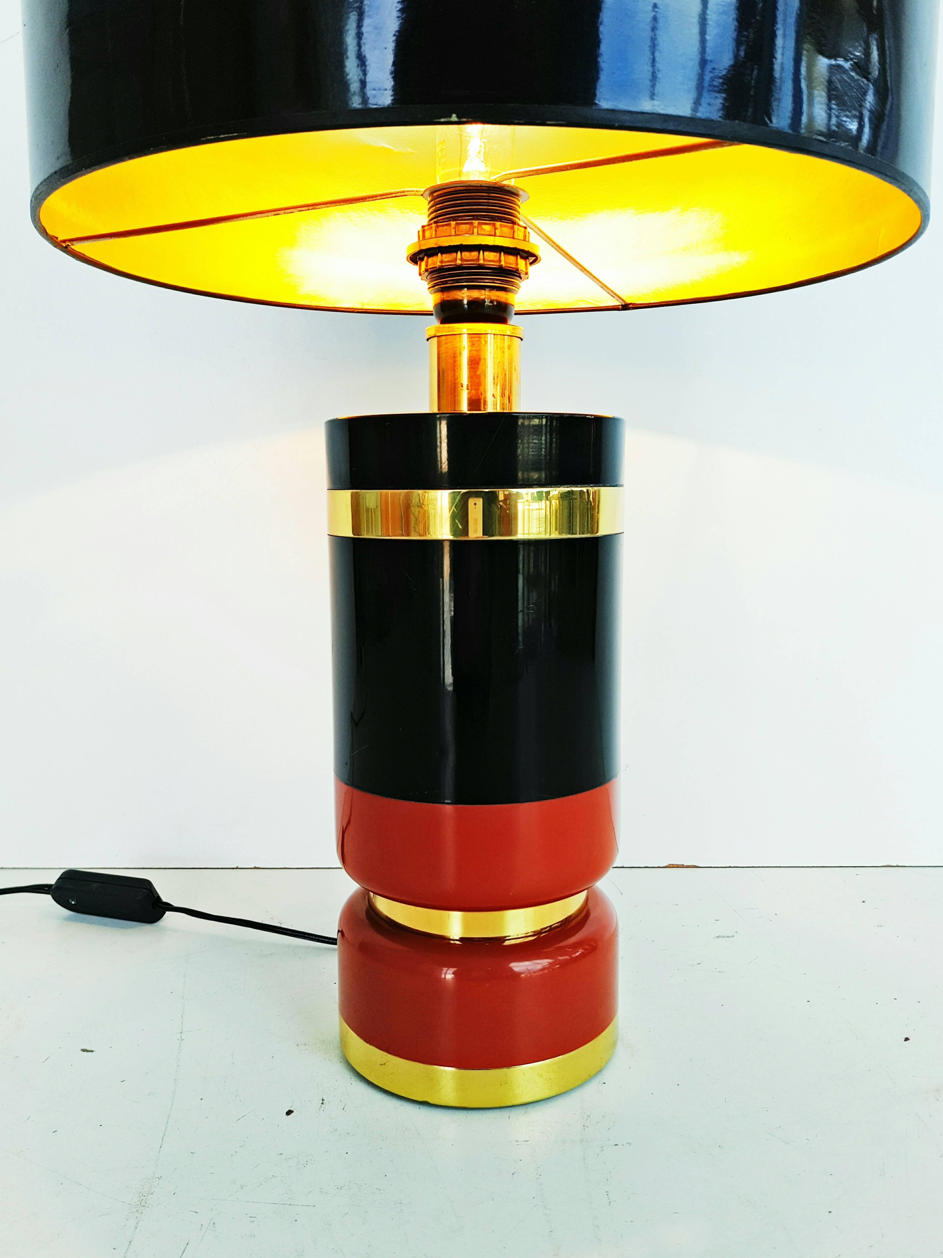 20th Century Large 1970s Table Lamp