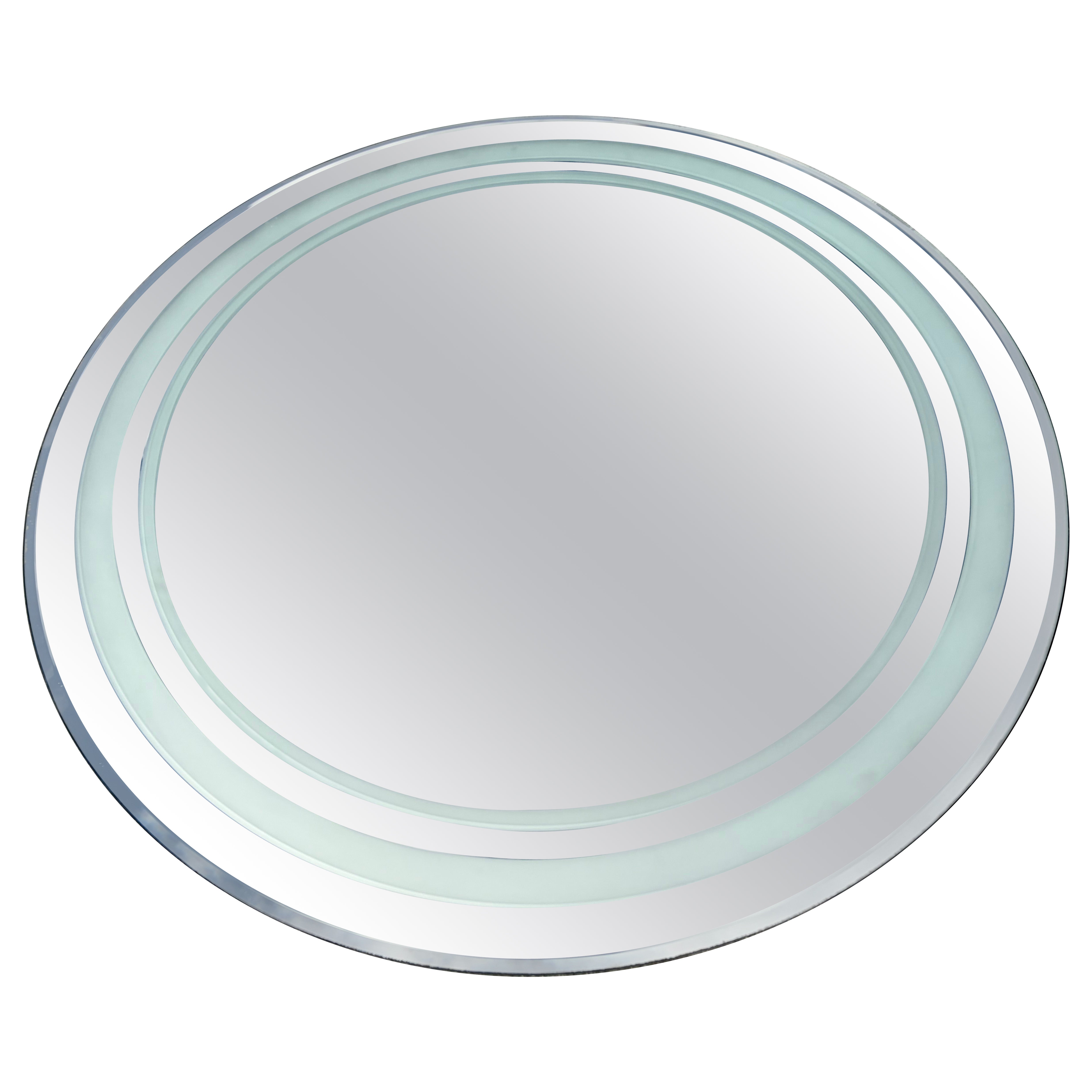 Large 1970s Wall Mirror