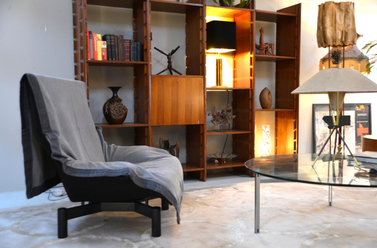 Large 1980s Italian ‘Sindbad’ Lounge Armchair by Vico Magistretti for Cassina For Sale 1