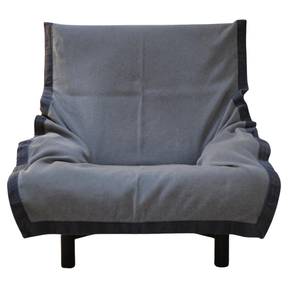 Large 1980s Italian ‘Sindbad’ Lounge Armchair by Vico Magistretti for Cassina For Sale