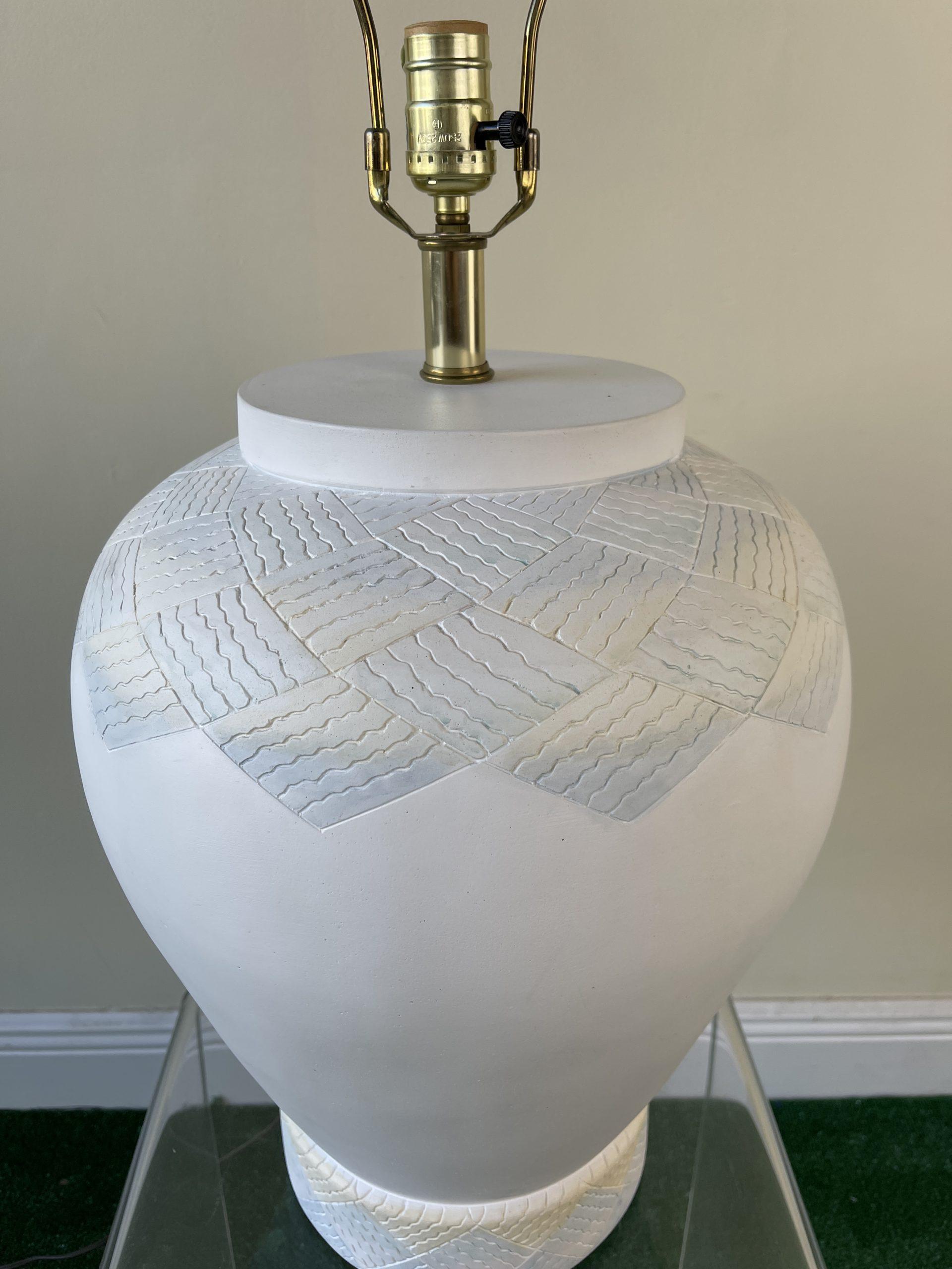 large ceramic lantern