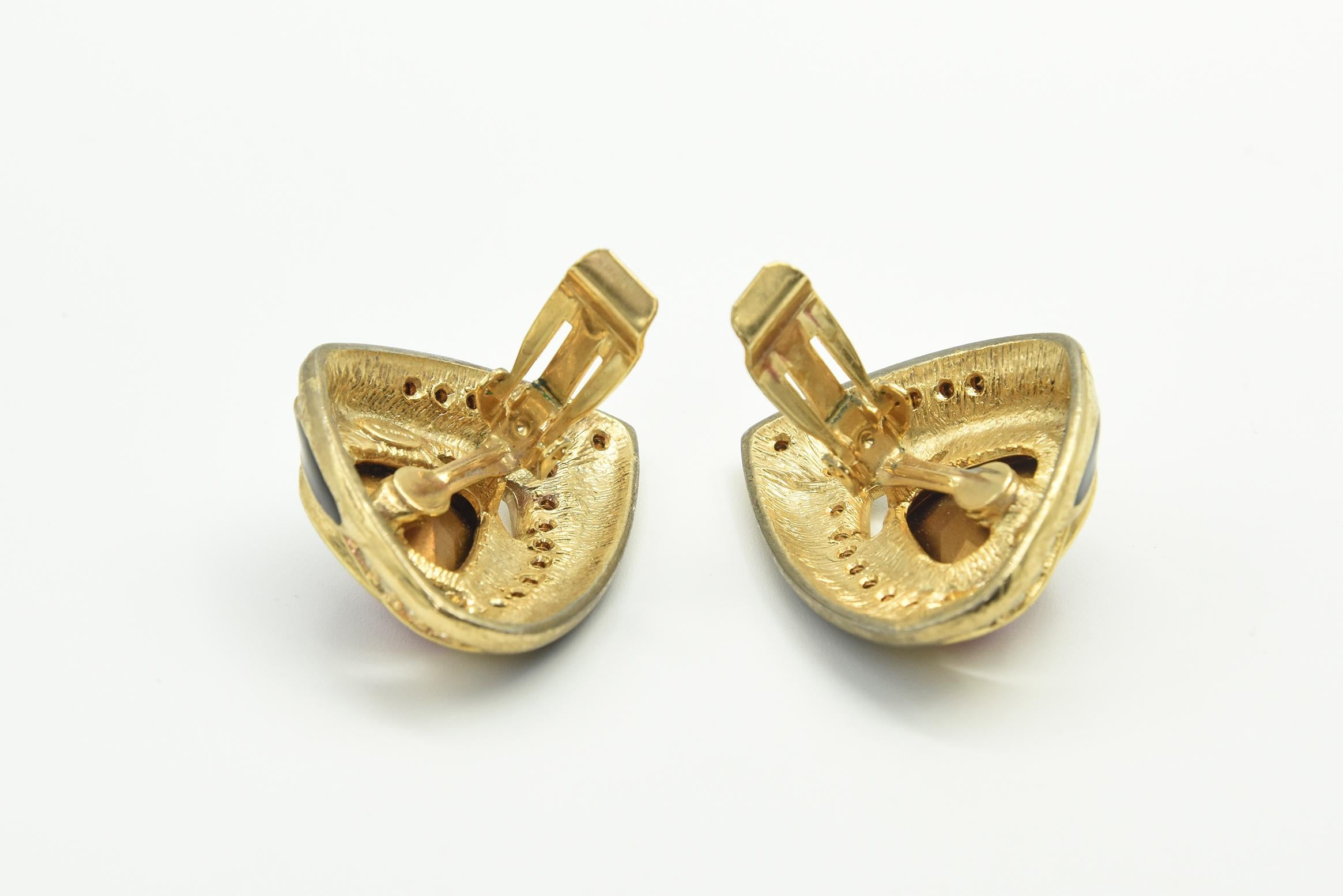 1980s mens earrings