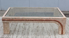 Large 1980s Tessellated Stone Coffee Table