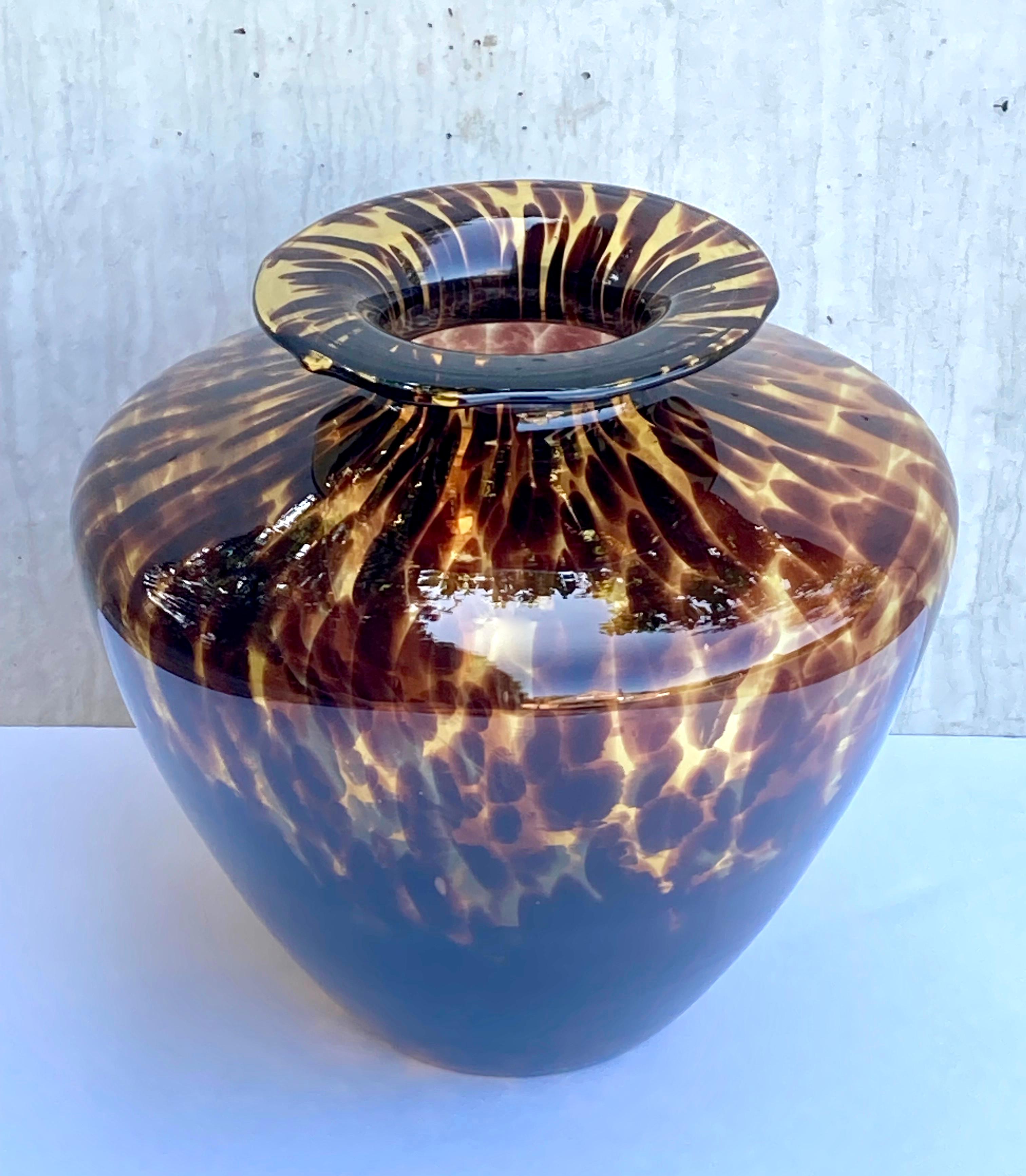 antique murano glass vase