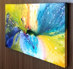 1985 Monumental Abstract Expressionist Acrylic Painting by Sherry Williams