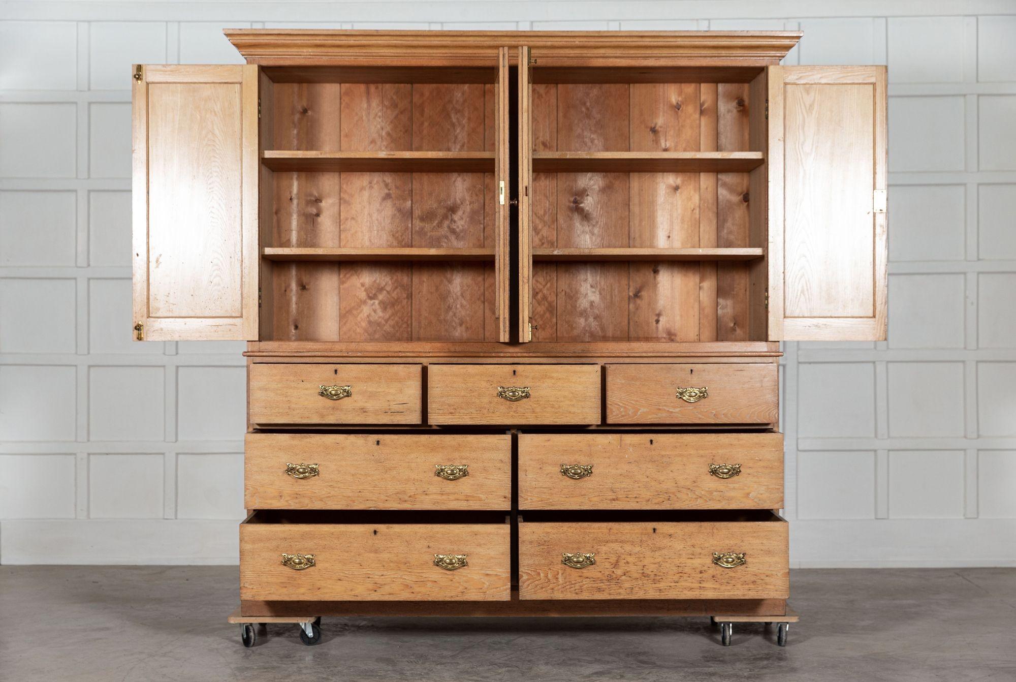 circa 1870
Large 19th C English ash housekeepers cupboard
Exceptional quality
sku 1365
We can also customise existing pieces to suit your scheme/requirements. We have our own workshop, restorers and finishers. From adapting to finishing pieces