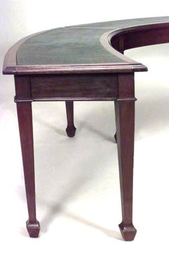 English Sheraton Mahogany Horseshoe Conference Table
