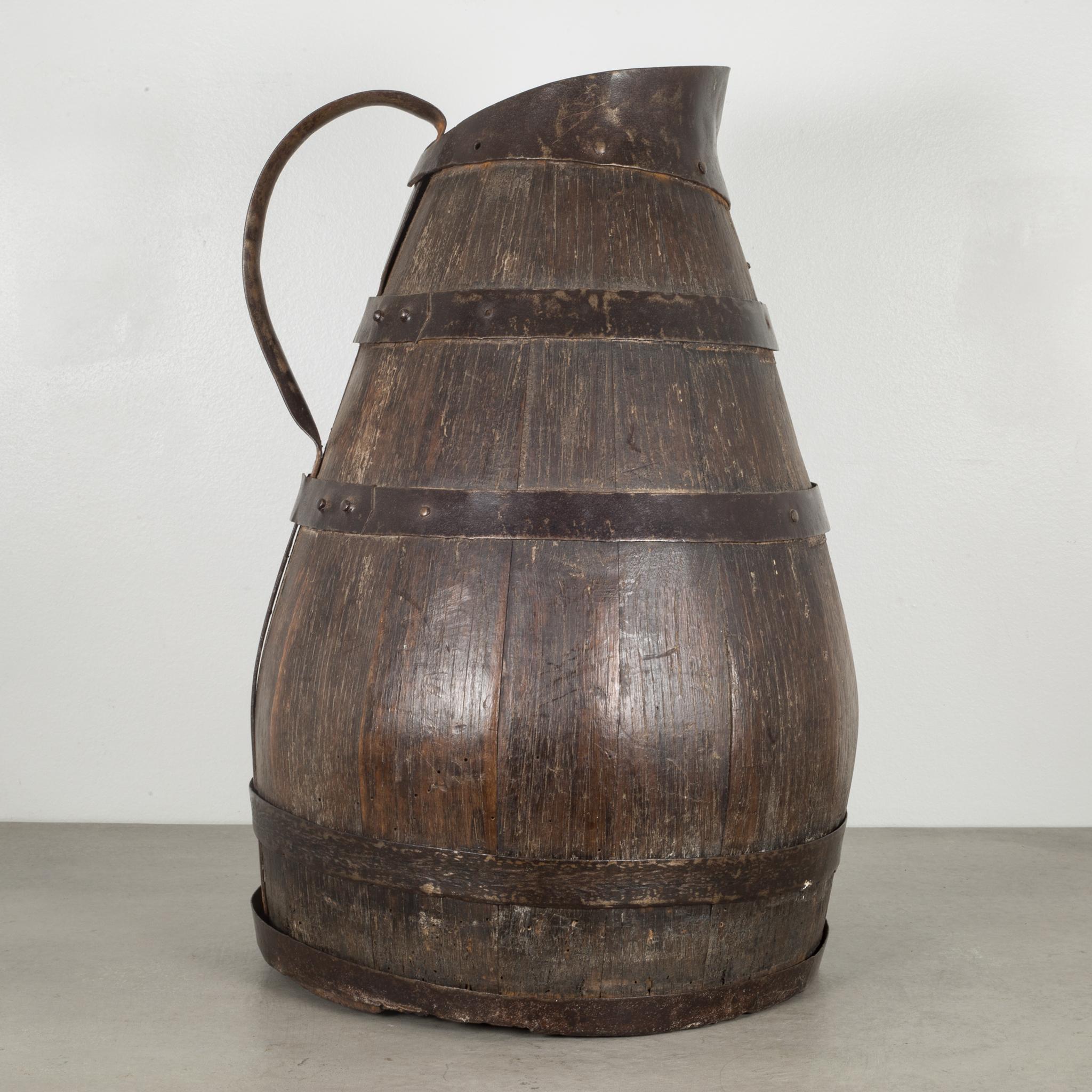 Large 19th Century French Cidre Pitchers, circa 1860 In Good Condition In San Francisco, CA