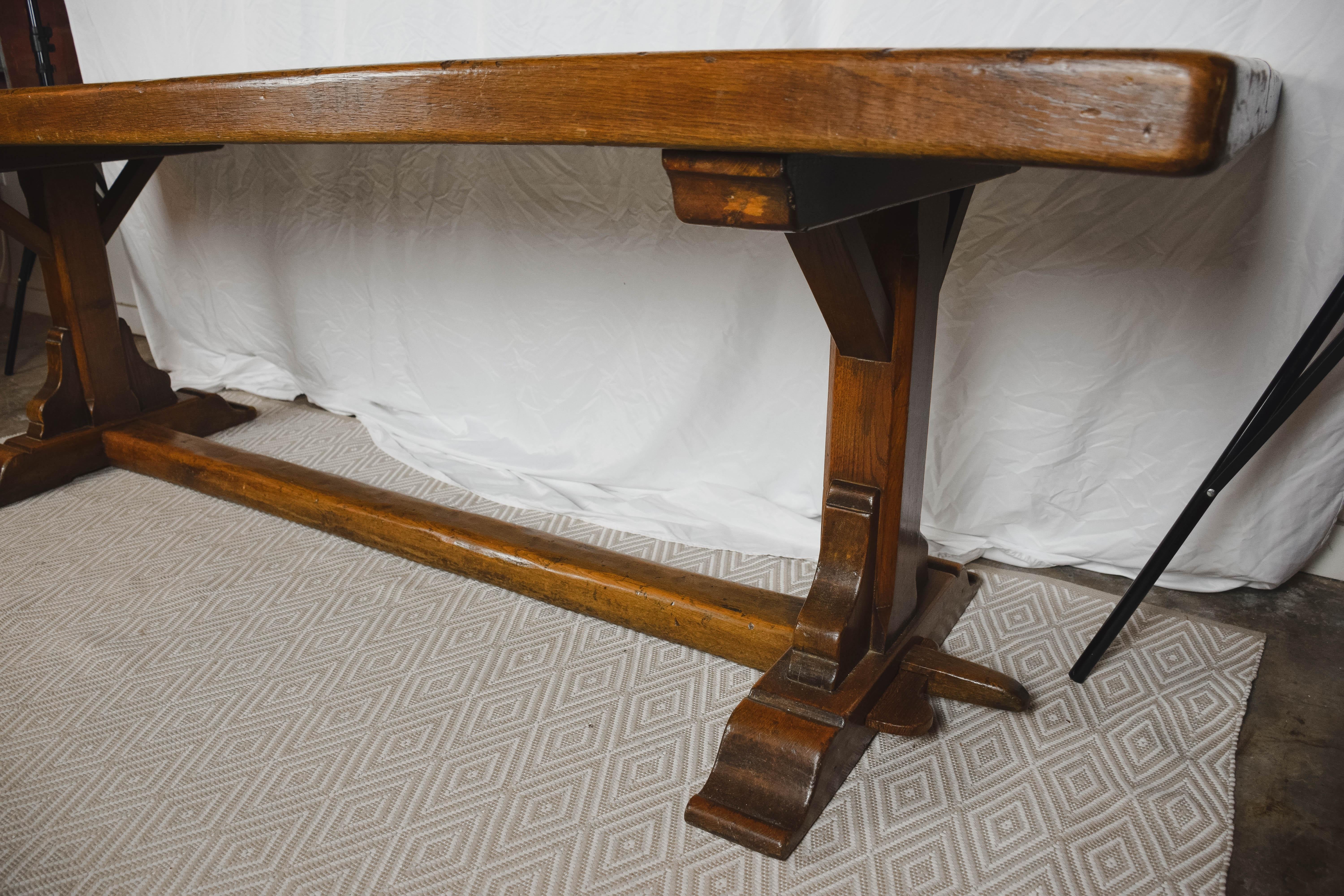 Other Large 19th Century French Oak Refectory Table