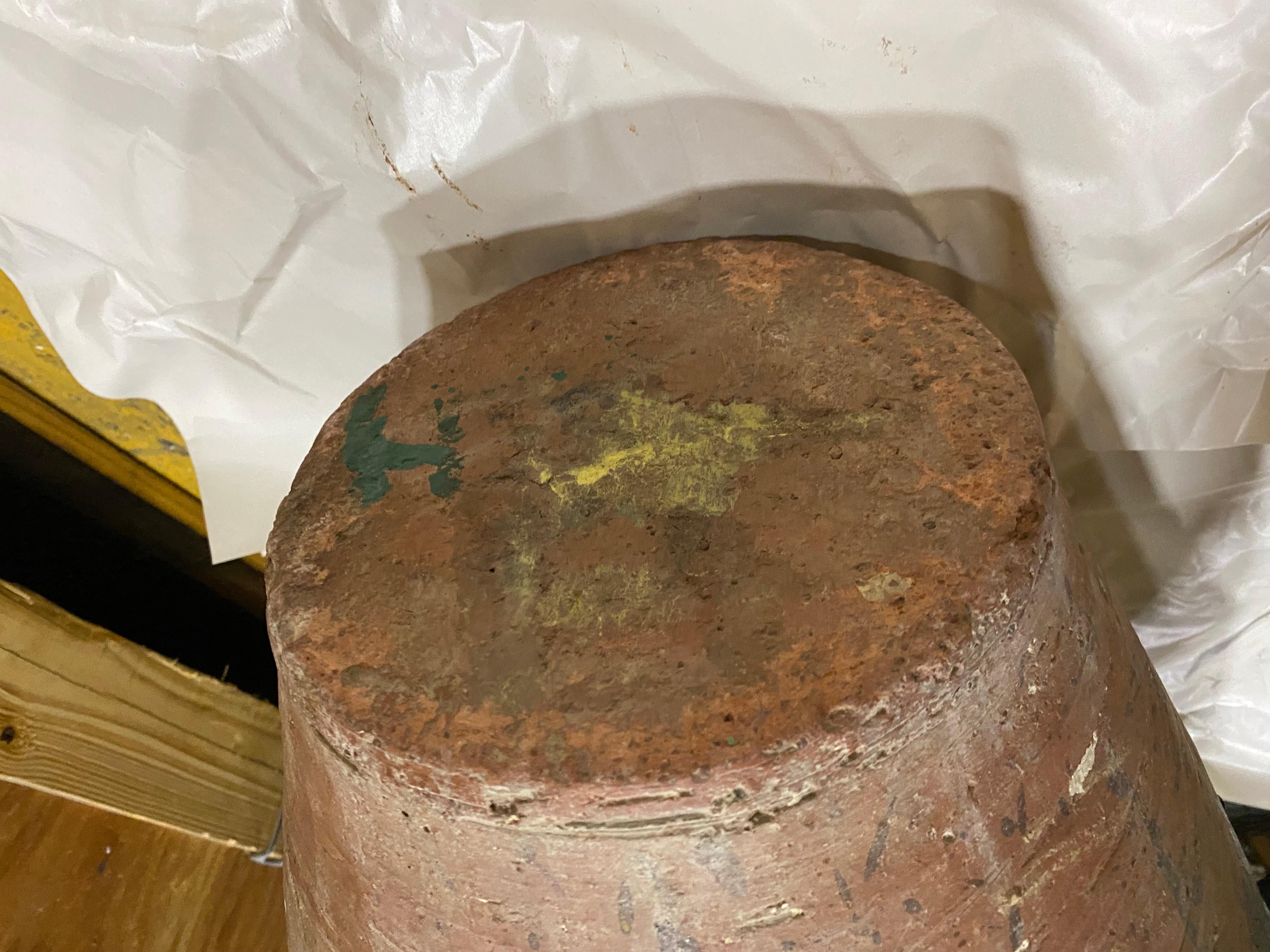 Grand pot japonais en terre cuite vernissée brune du 19e siècle en vente 2