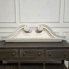 Large 19th C Overdoor Pediment