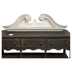Large 19th C Overdoor Pediment
